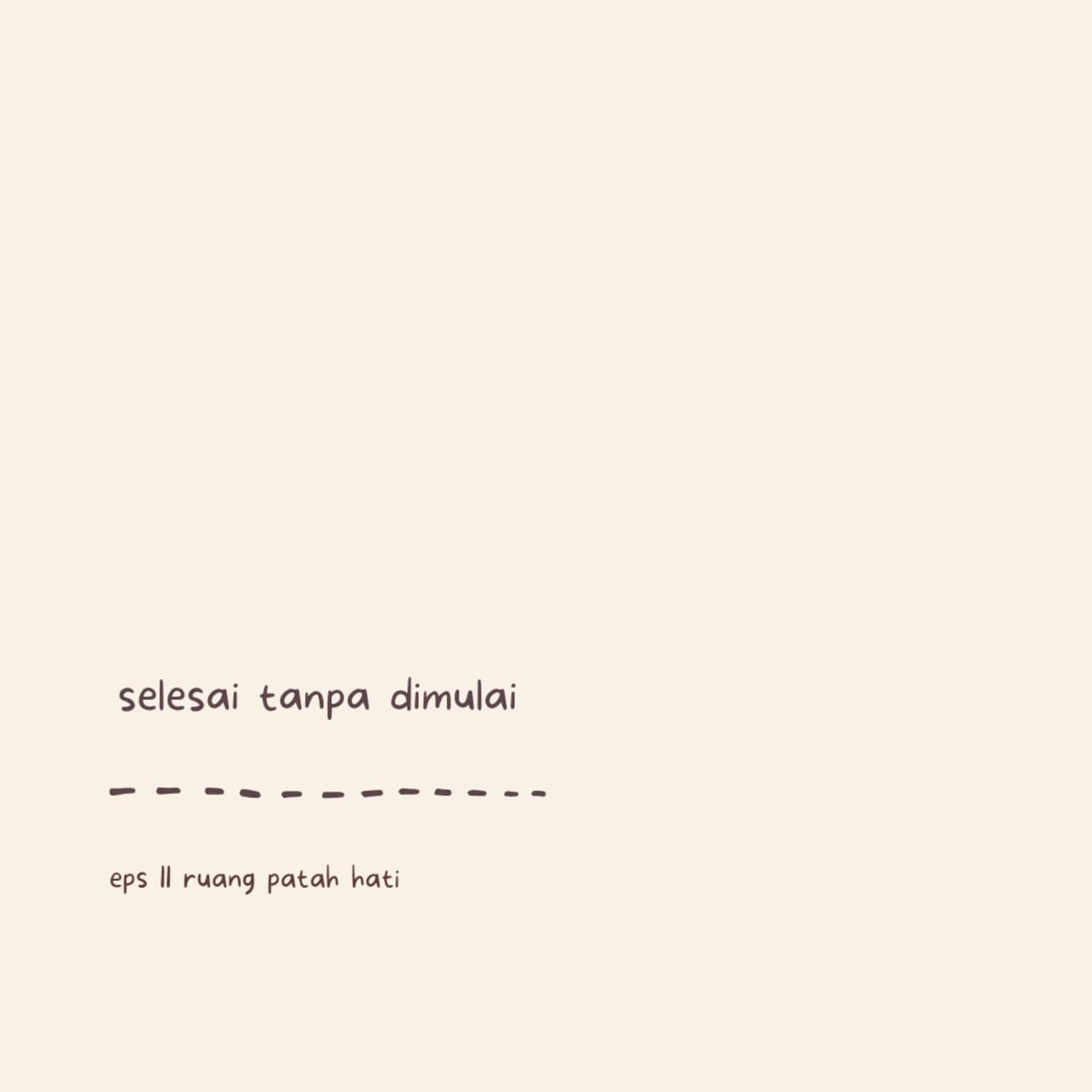 eps 11 ruang patah hati: selesai tanpa dimulai
