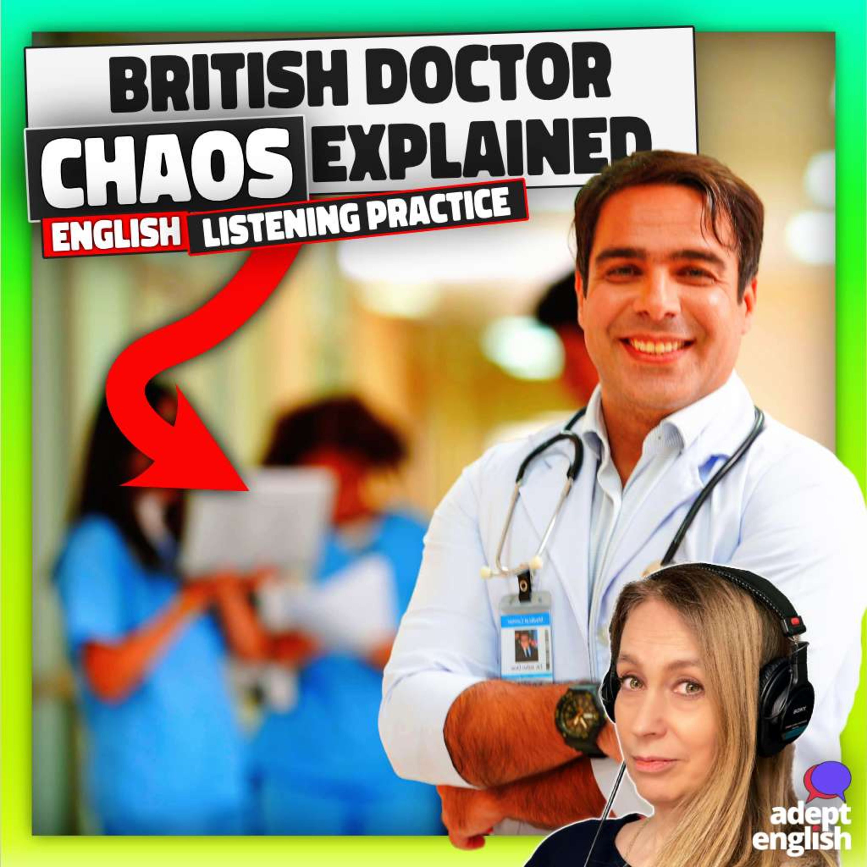 Boost Your English Just by Listening-British NHS Doctors Strike Ep 667