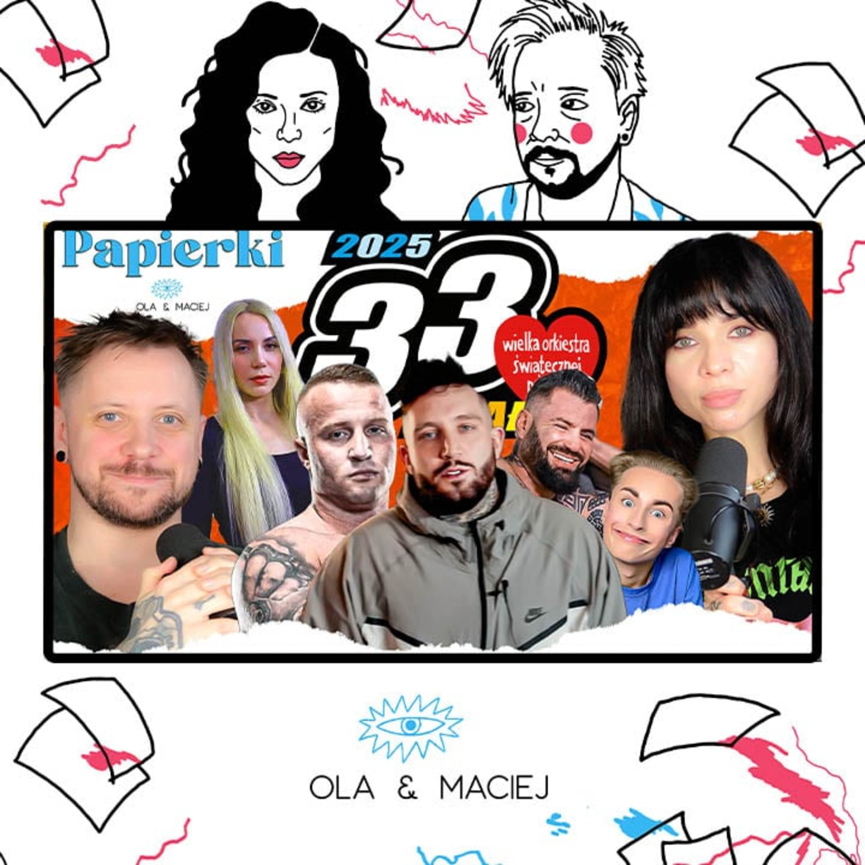 Gola i JellyFrucik razem, Kłopoty WOŚP, Porażka Vegi, Schreiber odwala - PAPIERKI #138 episode artwork