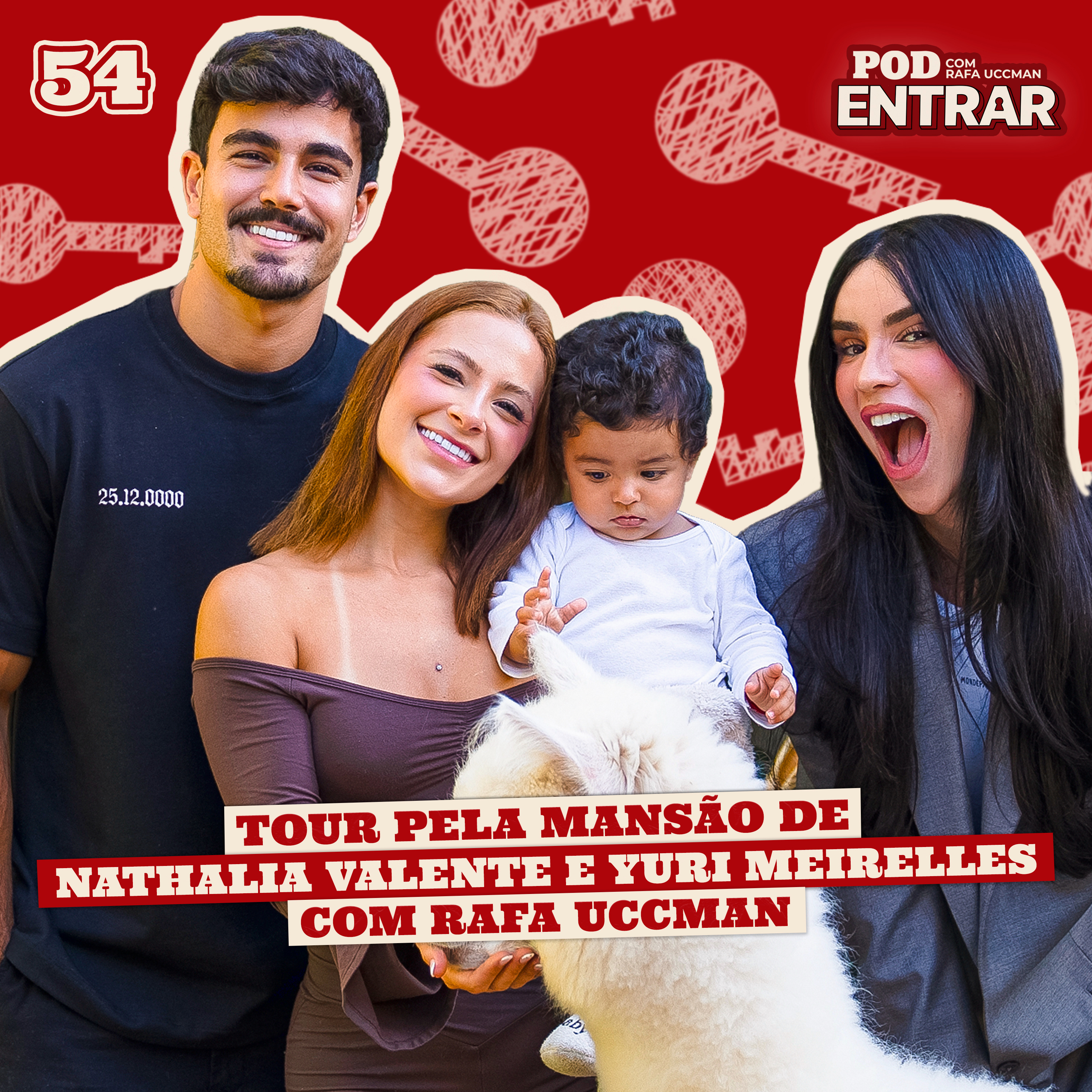 POD ENTRAR: Tour pela mansão de Nathalia Valente e Yuri Meirelles com Rafal Uccman