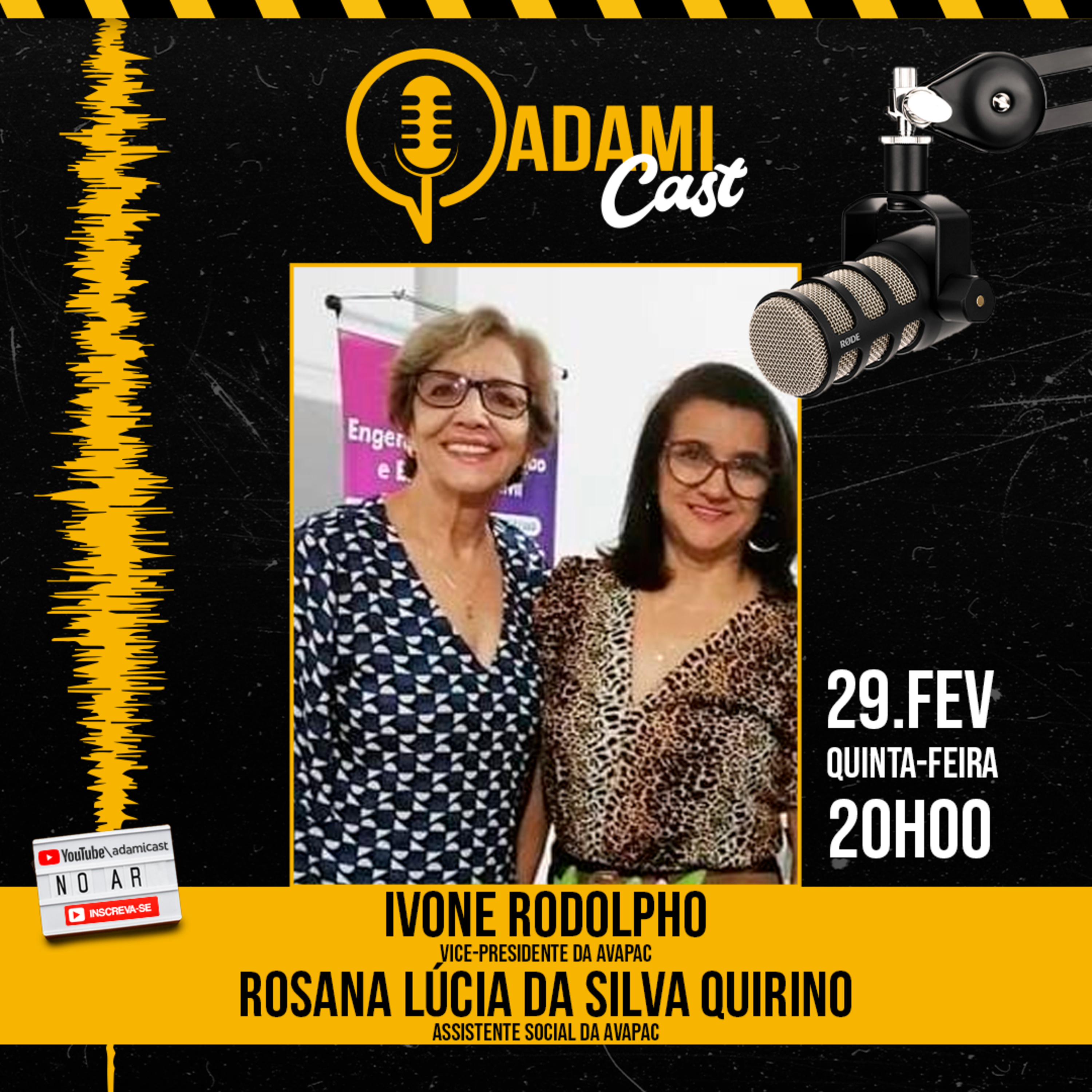 #290 - Ivone Rodolpho e Rosana Lúcia da Silva Quirino - AVAPAC Dracena - AdamiCast episode artwork
