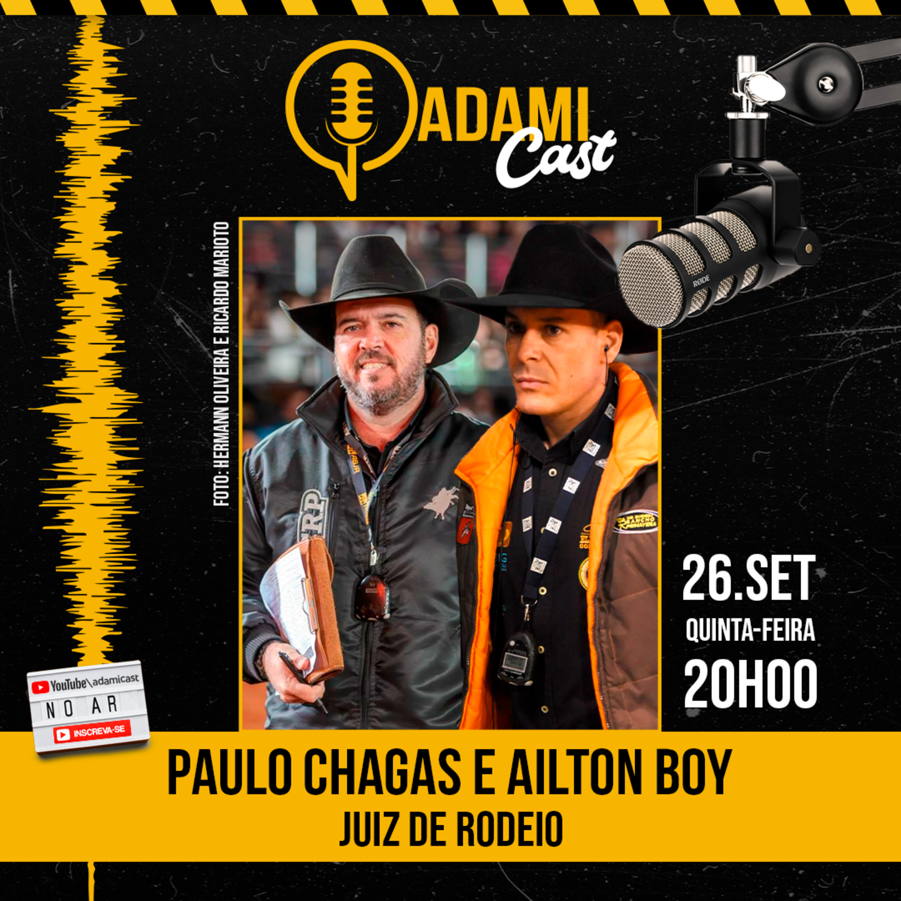 #343 - Paulo Chagas e Ailton Boy - Juízes de Rodeio - AdamiCast episode artwork