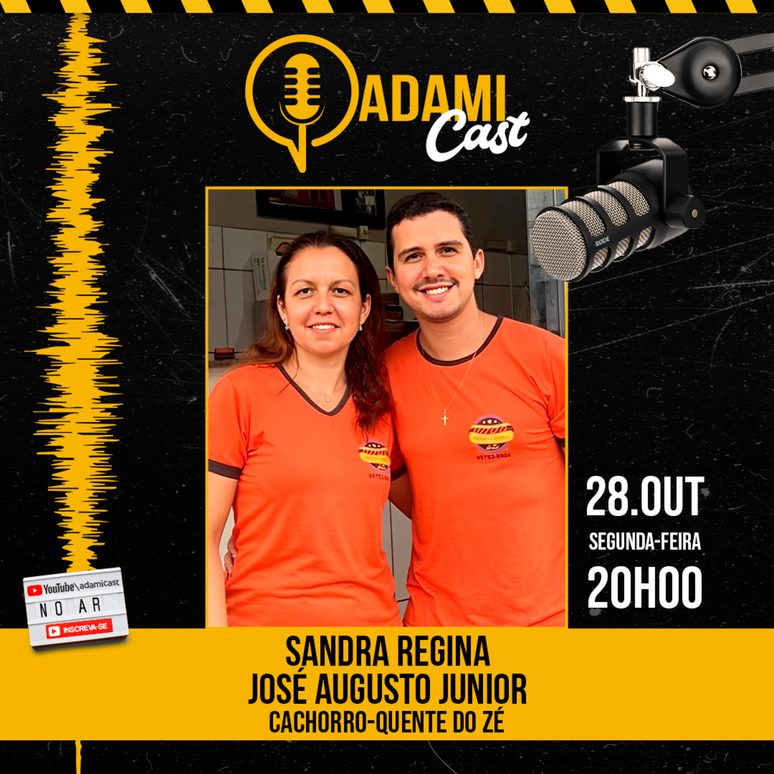 #351 - Sandra Regina e José Augusto Junior - Cachorro-Quente do Zé - AdamiCast episode artwork