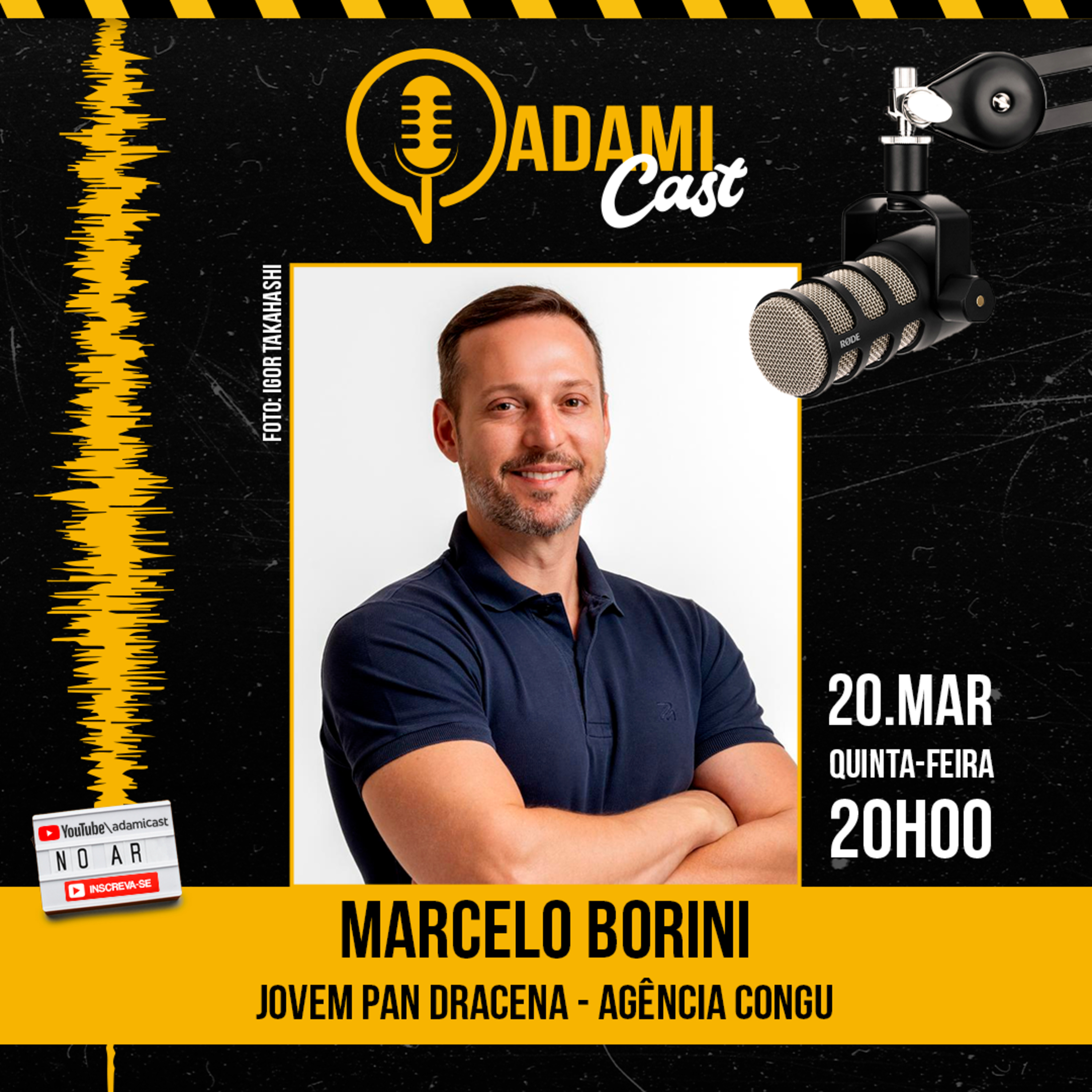 #383 - Marcelo Borini da Rádio Jovem Pan e Agência Congu - AdamiCast episode artwork