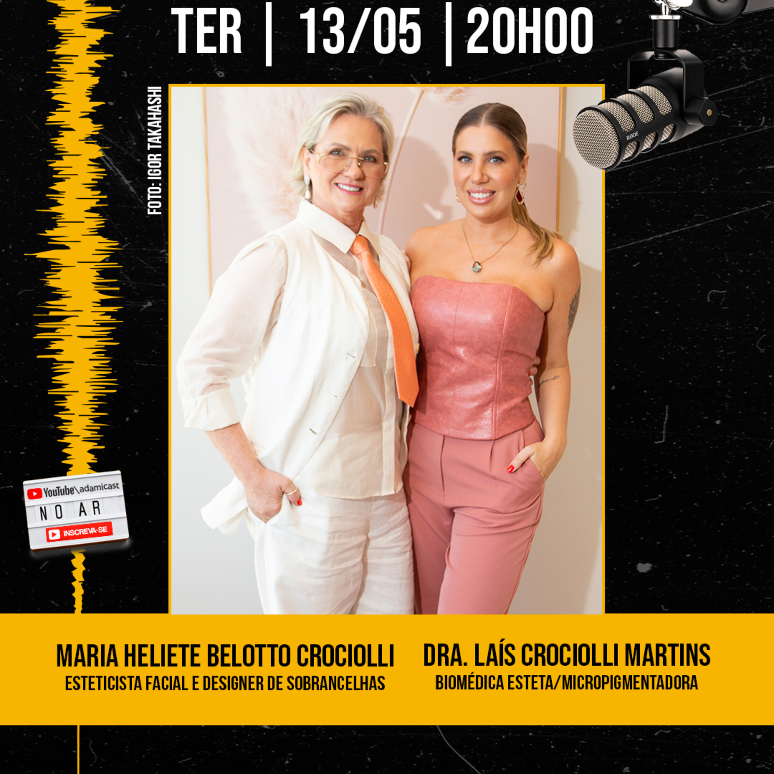 #396 - Heliete Crociolli e Dra. Laís Crociolli Martins - Mãe e Filha na Estética - AdamiCast episode artwork