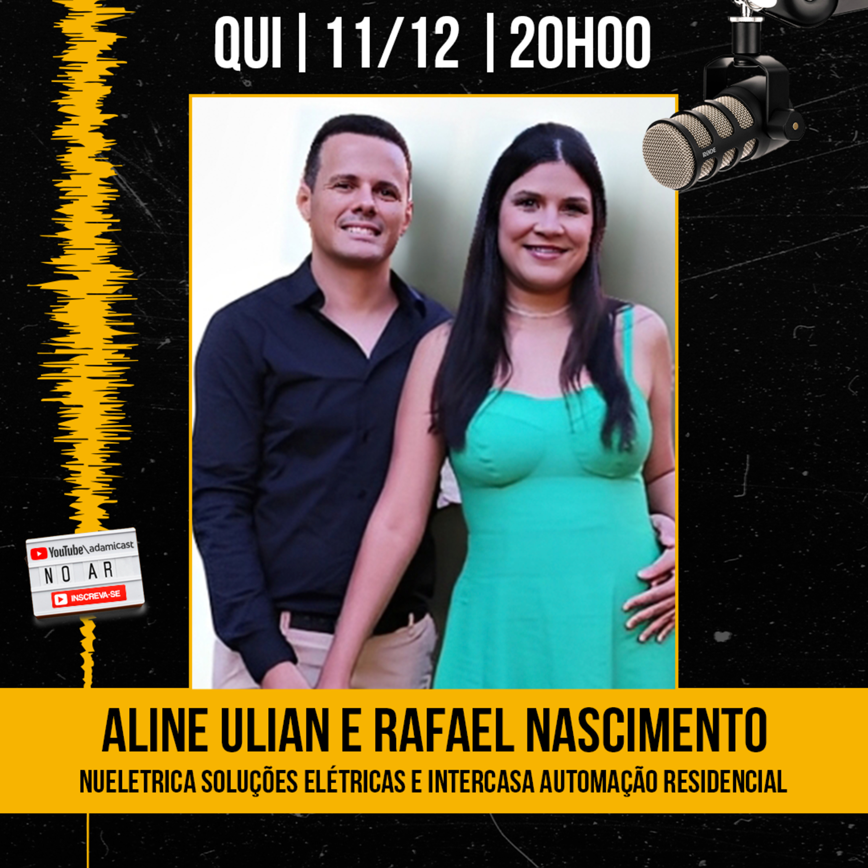 #436 - Aline Ulian e Rafael Nascimento - NuEletrica e Intercasa Automação Residencial - AdamiCast #436 - Aline Ulian e Rafael Nascimento - NuEletrica e Intercasa Automação Residencial - AdamiCast