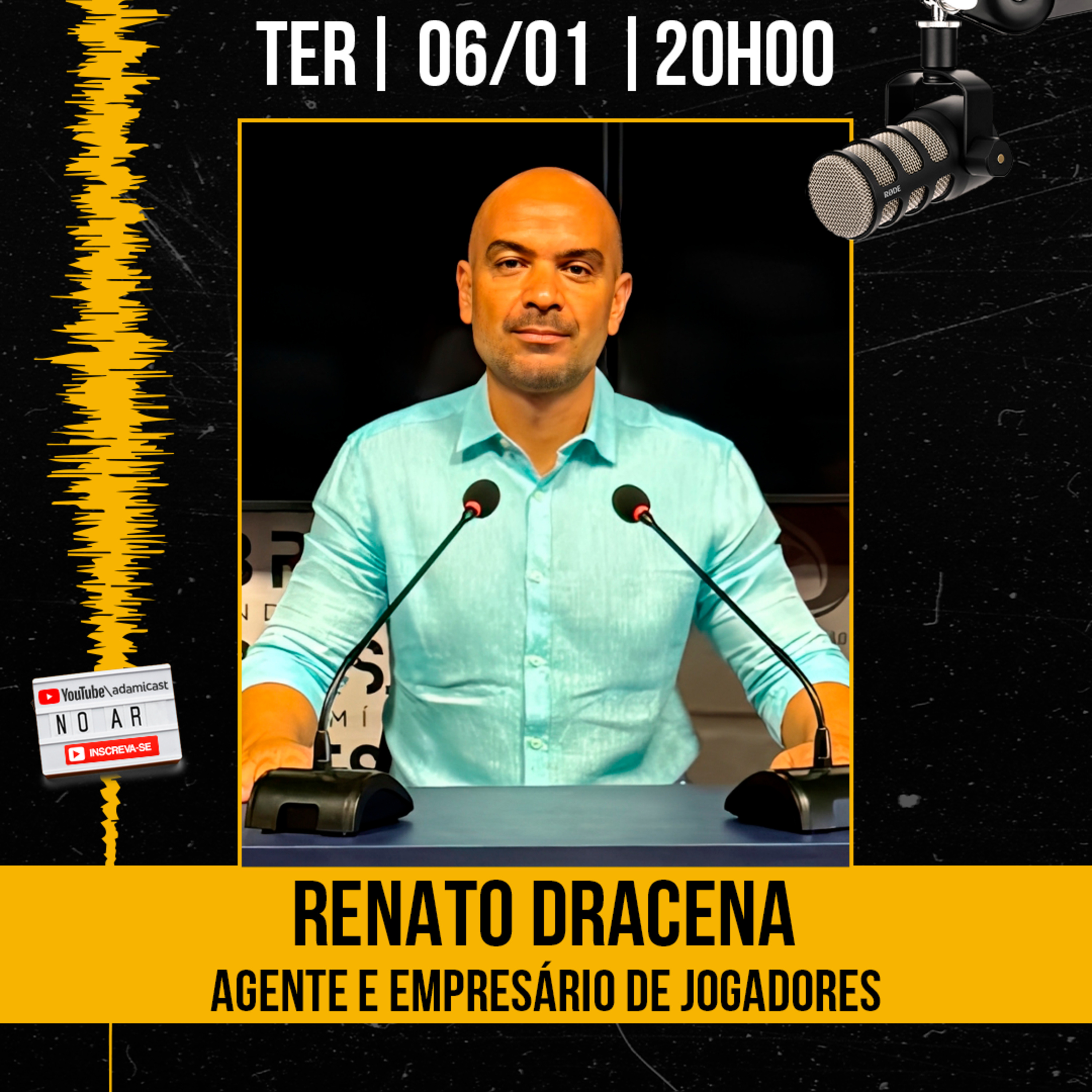#438 - Renato Dracena - Agente e Empresário de Jogadores - AdamiCast episode artwork