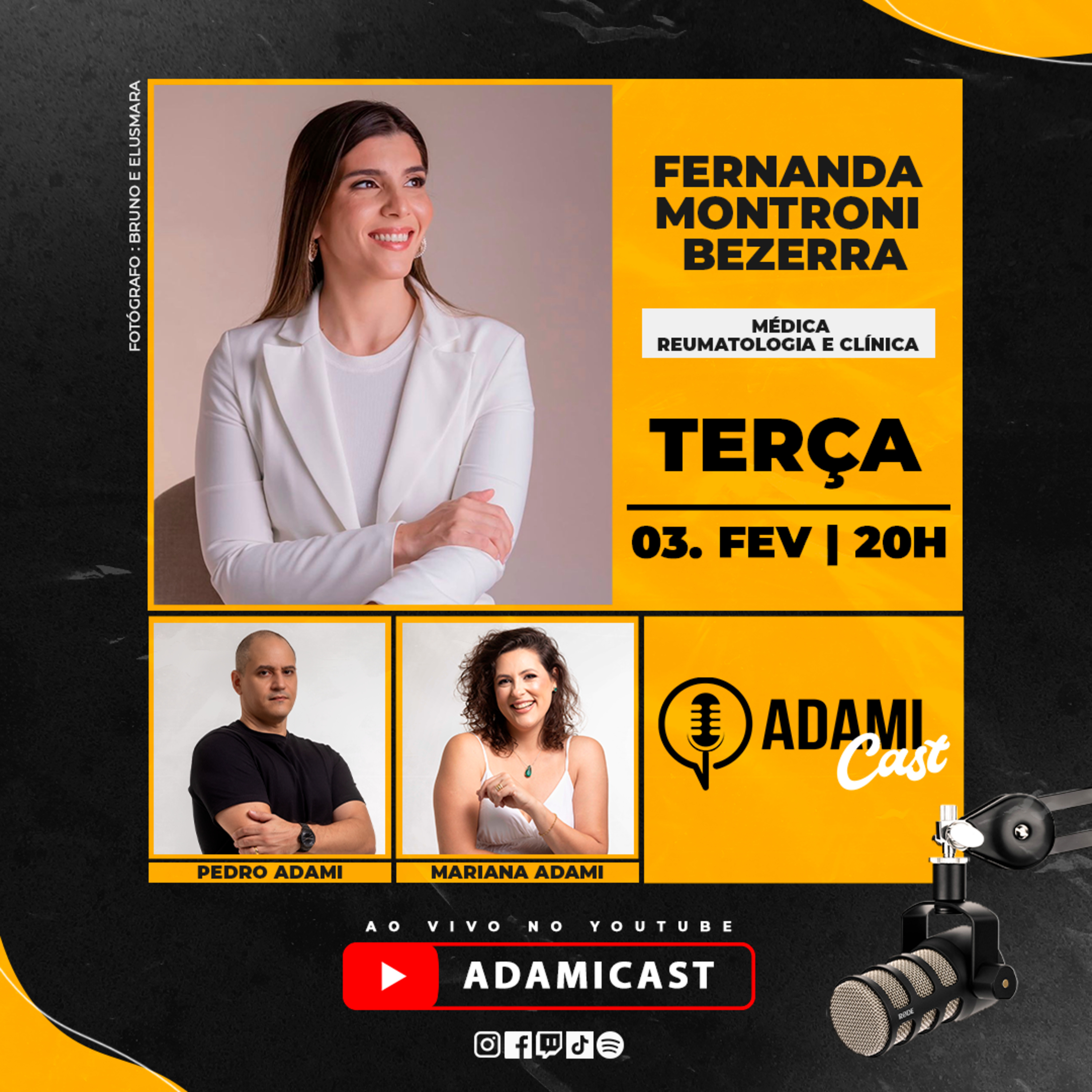 #445 - Fernanda Montroni Bezerra - Médica Reumatologista e Clínica - AdamiCast episode artwork