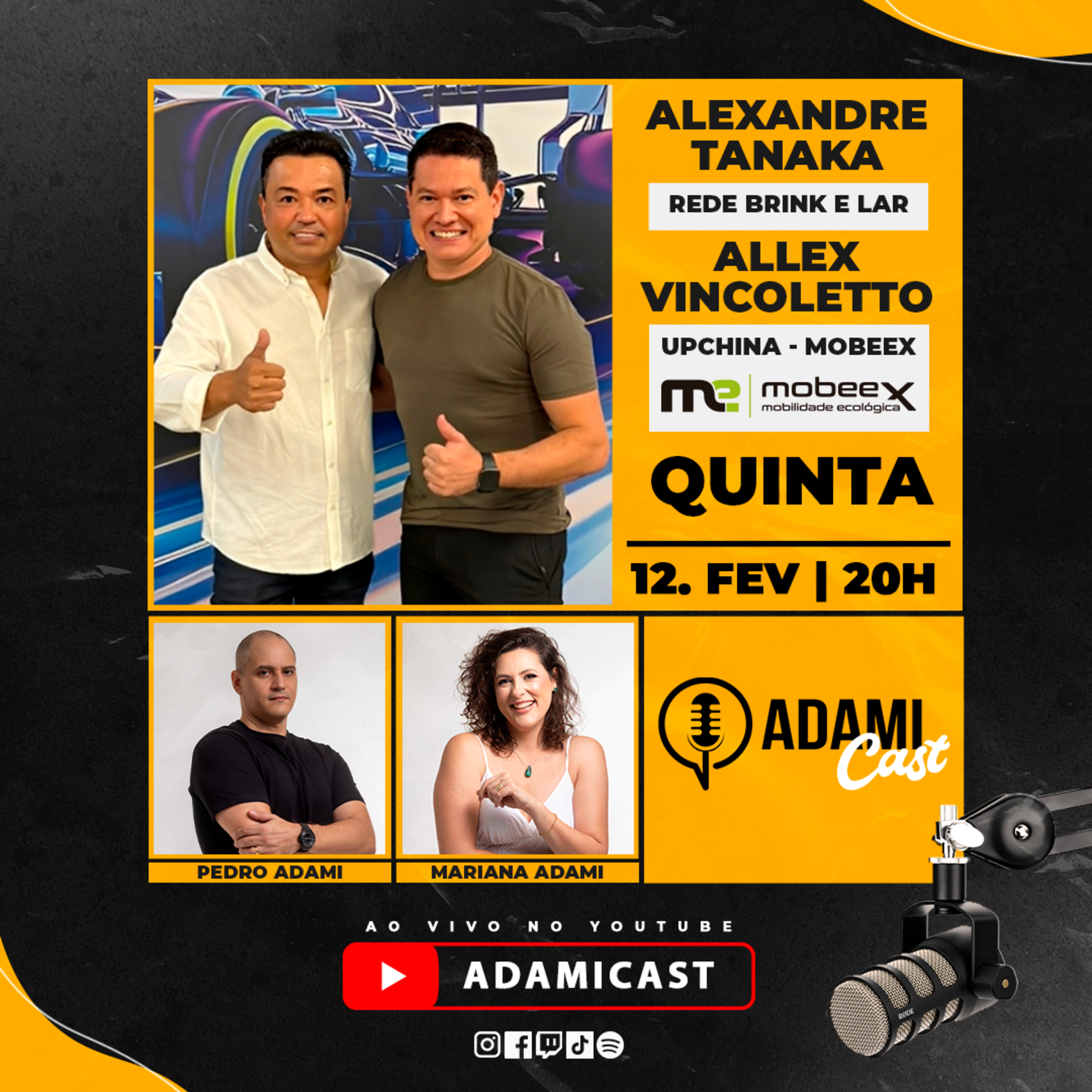 #447 - Alexandre Tanaka e Allex Vincoletto - Importando da China - AdamiCast episode artwork