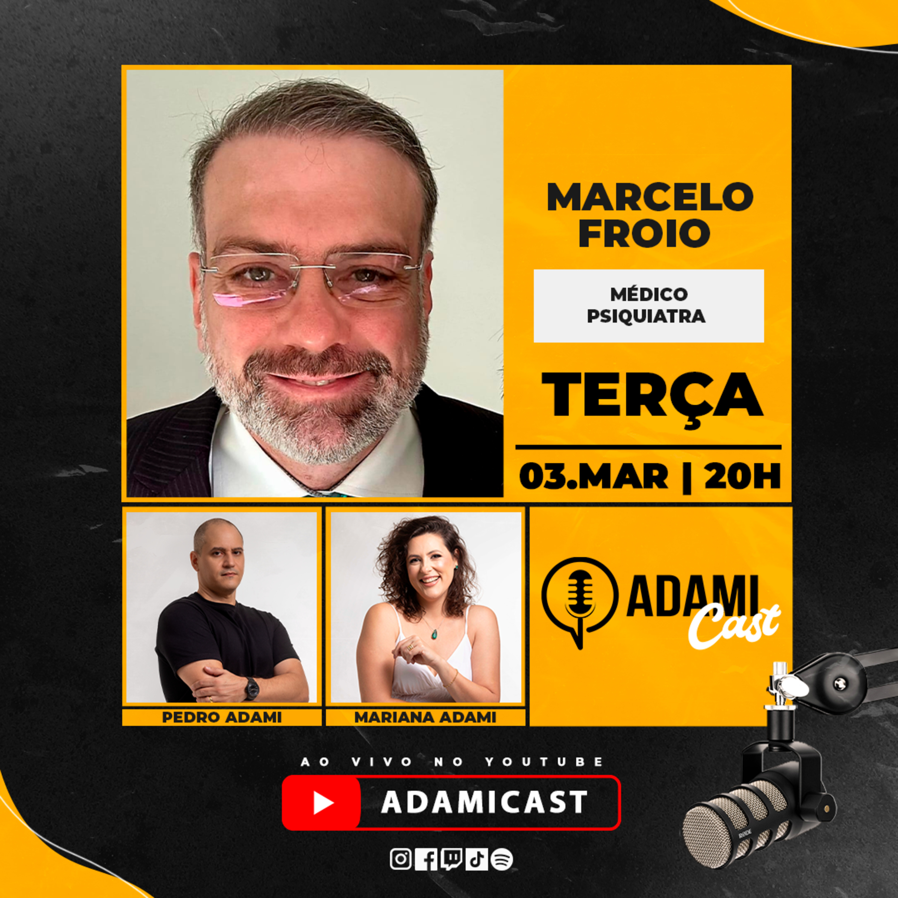  #451 - Marcelo Froio - Médico Psiquiatra - AdamiCast episode artwork