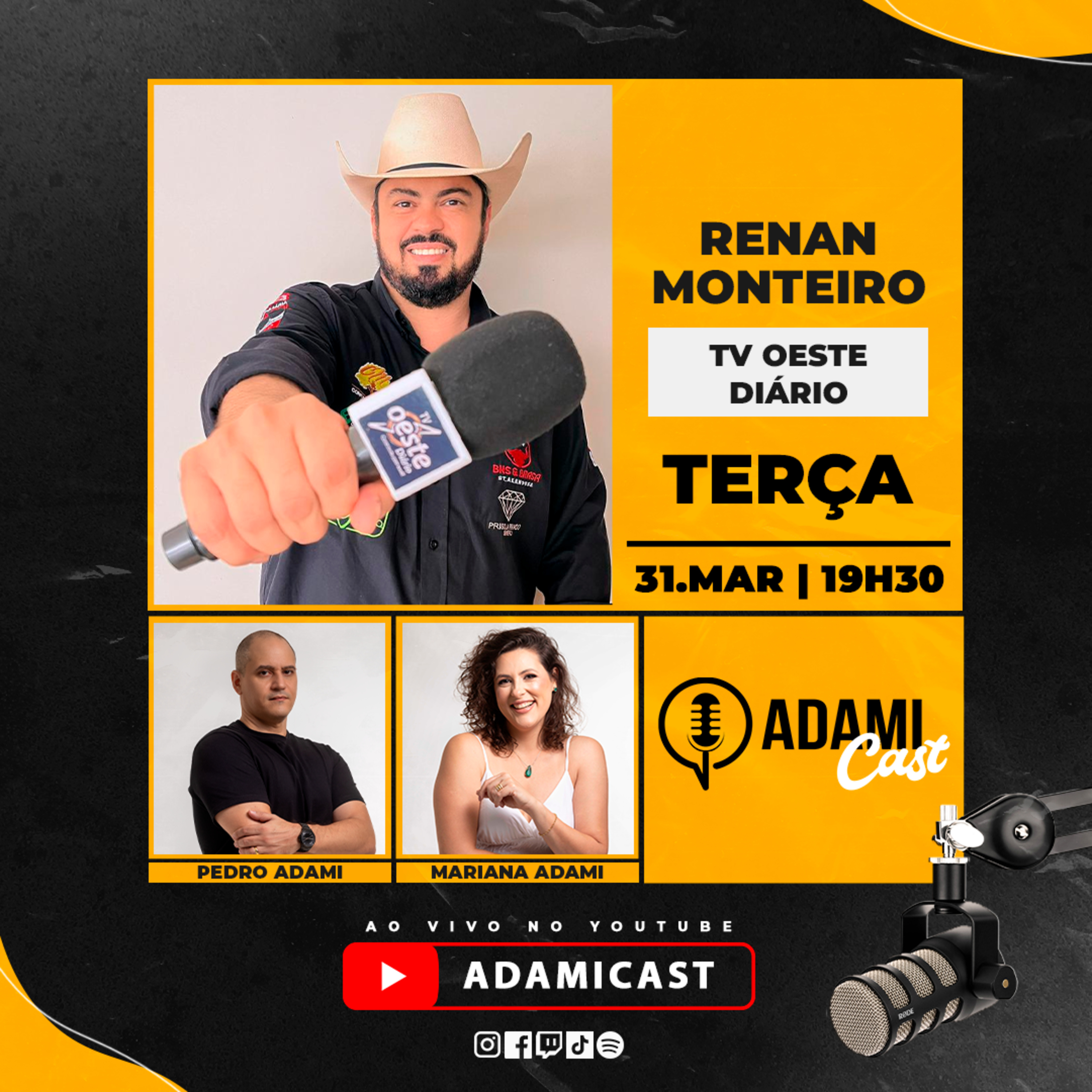 #458 - Renan Monteiro - TV Oeste Diário - AdamiCast episode artwork