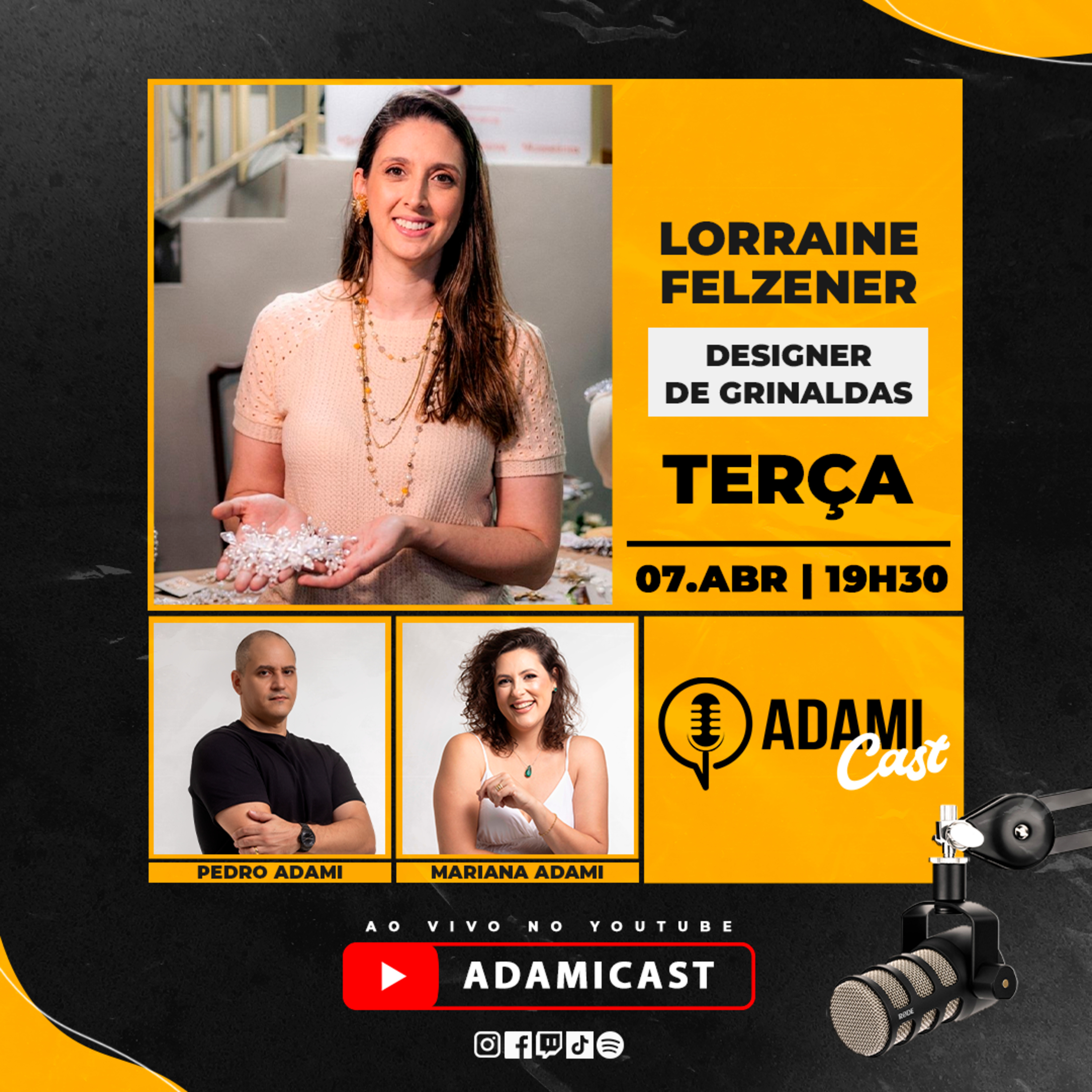 #459 - Lorraine Felzener - Designer de Grinaldas - AdamiCast episode artwork