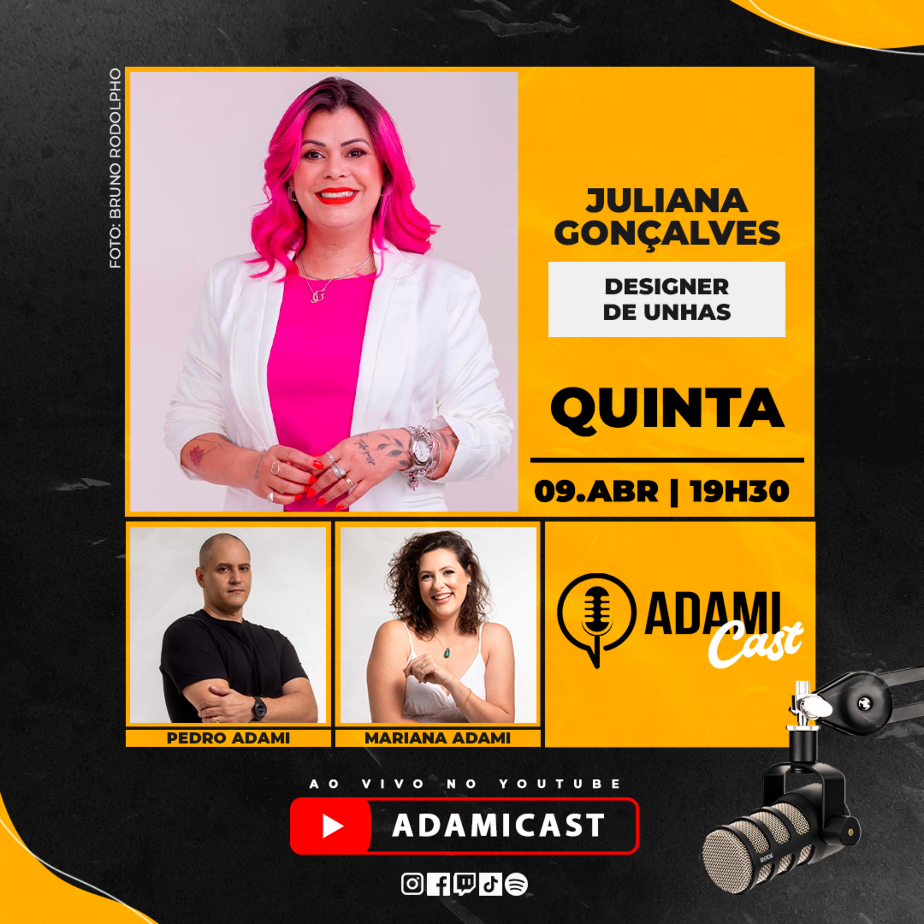 #460 - Juliana Gonçalves - Designer de Unhas - AdamiCast episode artwork