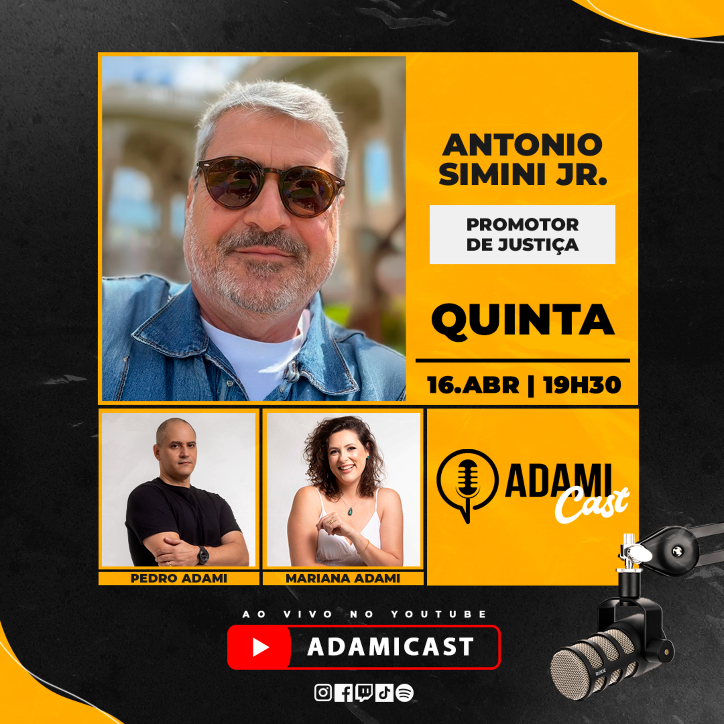 #462 - Antônio Simini Jr. - Promotor de Justiça - AdamiCast episode artwork