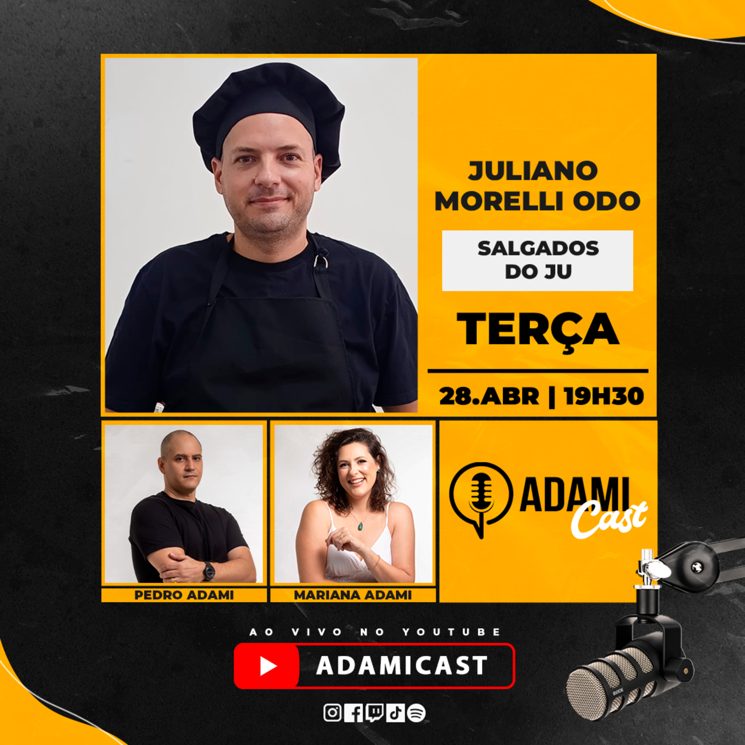 #464 - Juliano Morelli Odo - Salgados do Ju - AdamiCast episode artwork