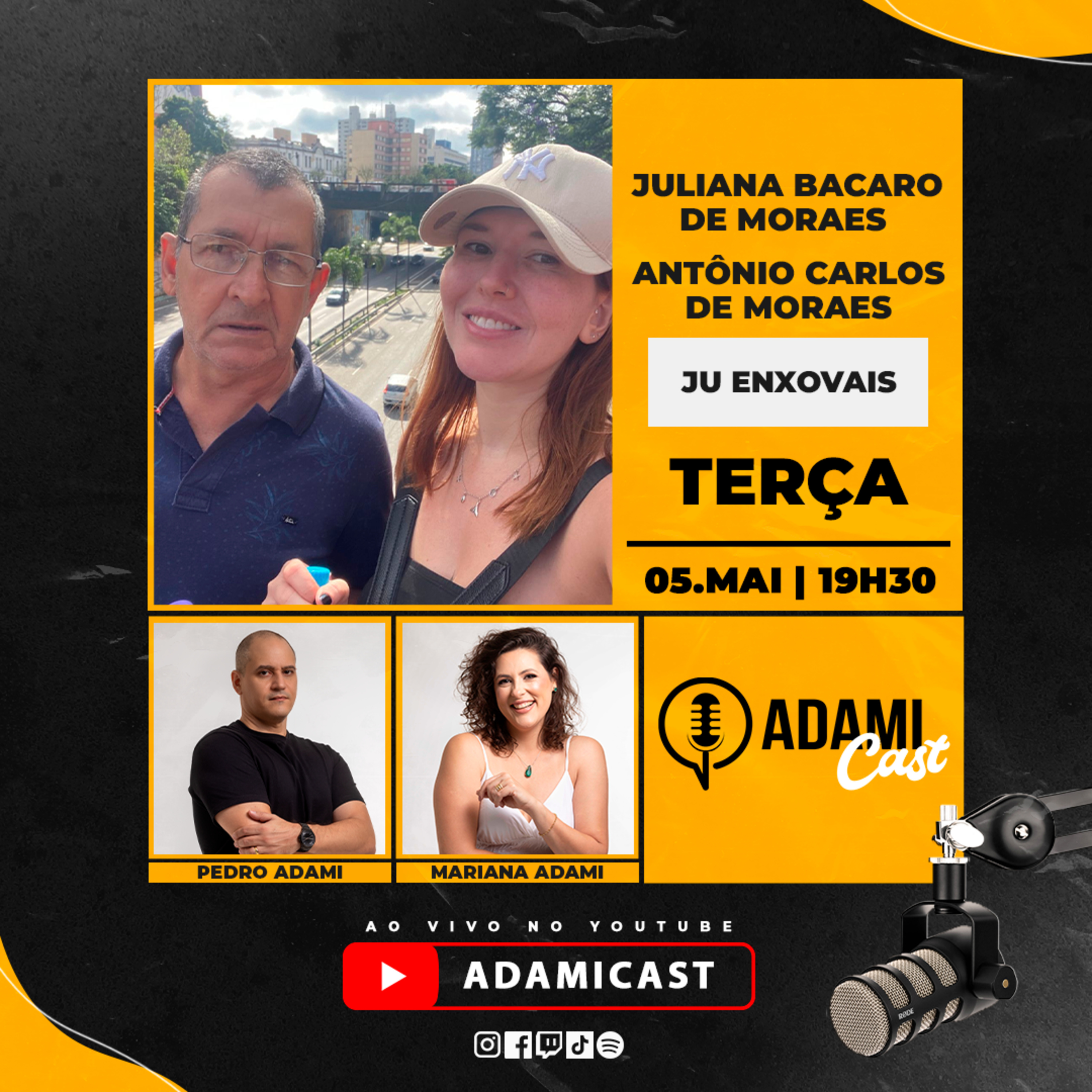 #465 - Antônio Carlos de Moraes e Juliana Bacaro de Moraes - Ju enxovais - AdamiCast episode artwork