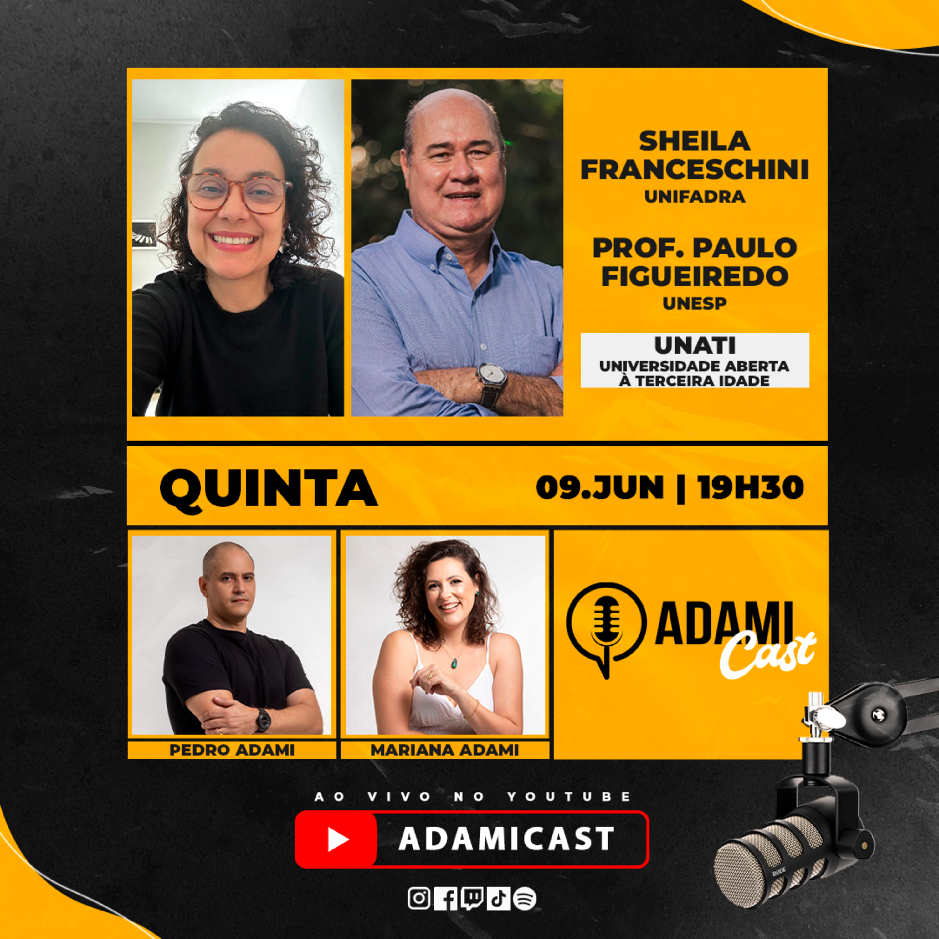 #471 - Sheila Franceschini e Prof. Paulo Figueiredo - UNATI - AdamiCast episode artwork