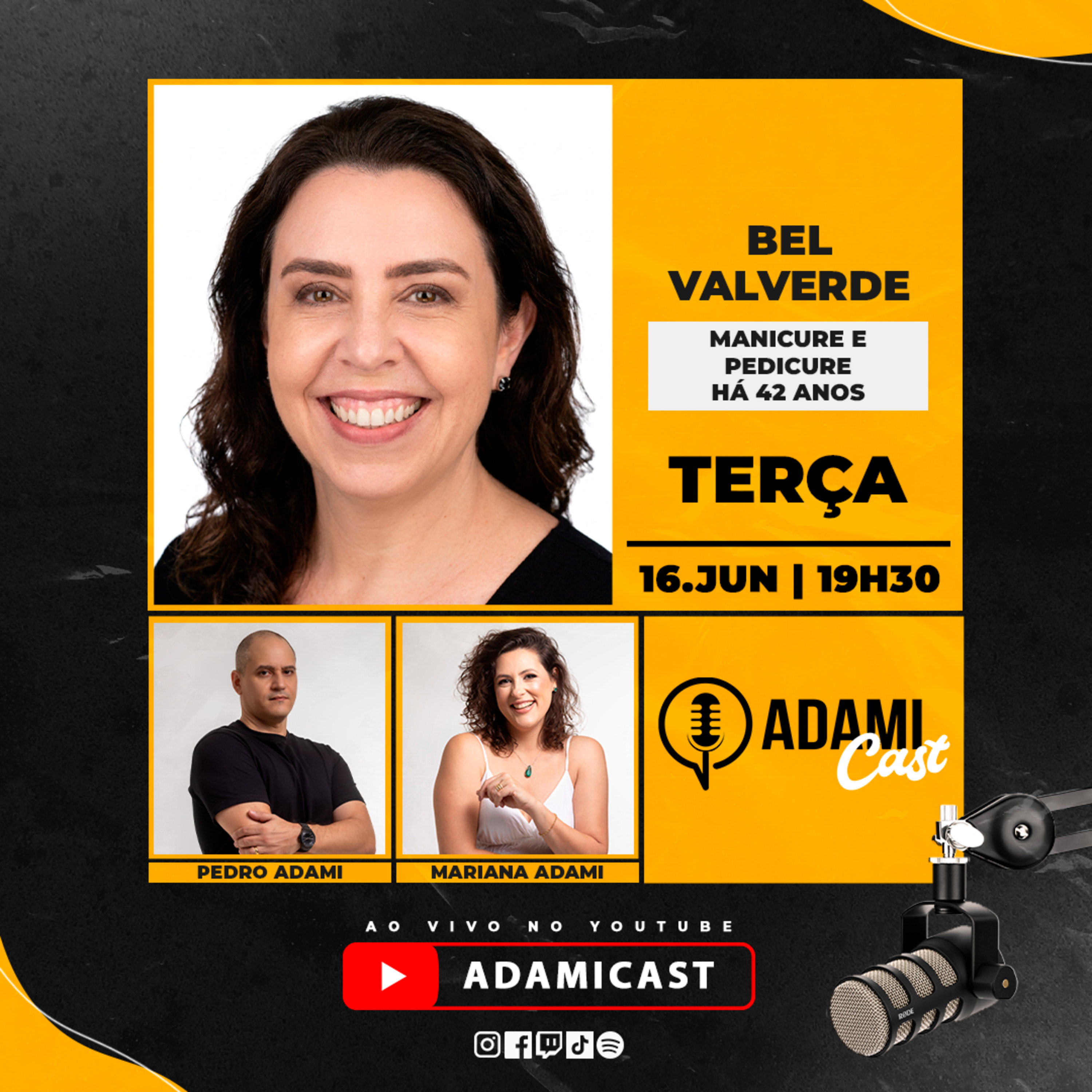 #473 - Bel Valverde - Manicure e Pedicure há 42 anos - AdamiCast episode artwork