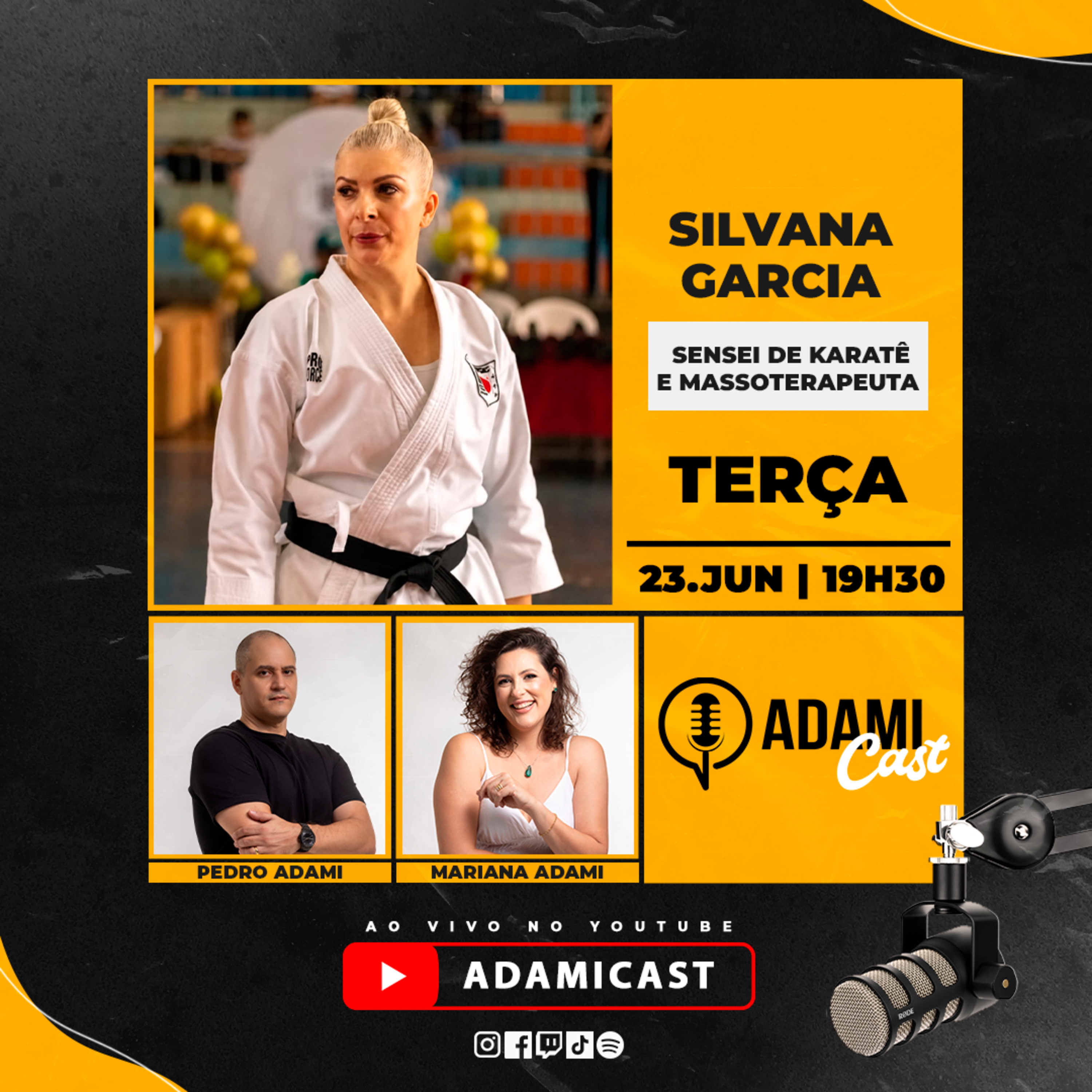 #475 - Silvana Garcia - Sensei de karatê e Massoterapeuta - AdamiCast episode artwork