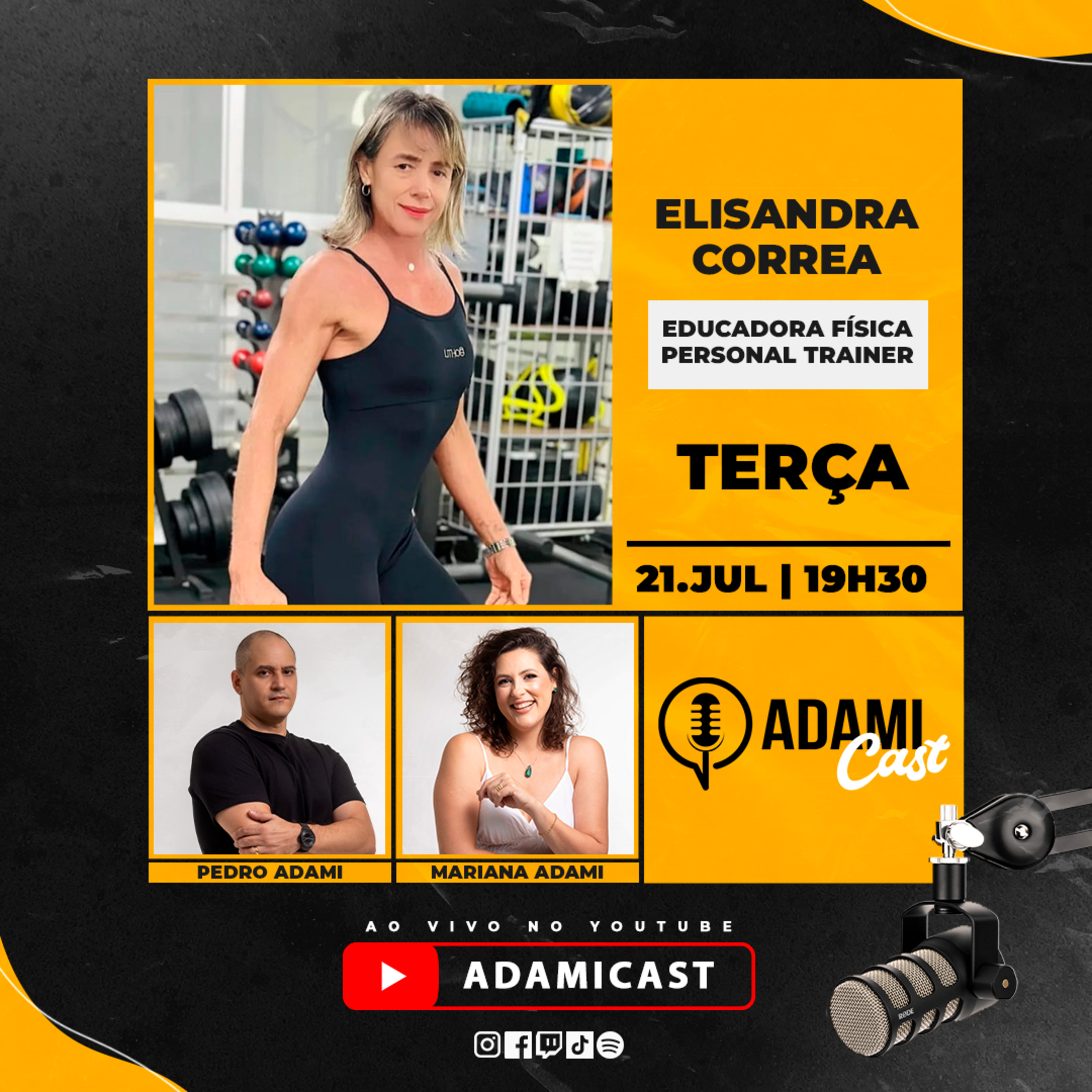 #480 - Elisandra Correa - Educadora Física e Personal Trainer - AdamiCast episode artwork