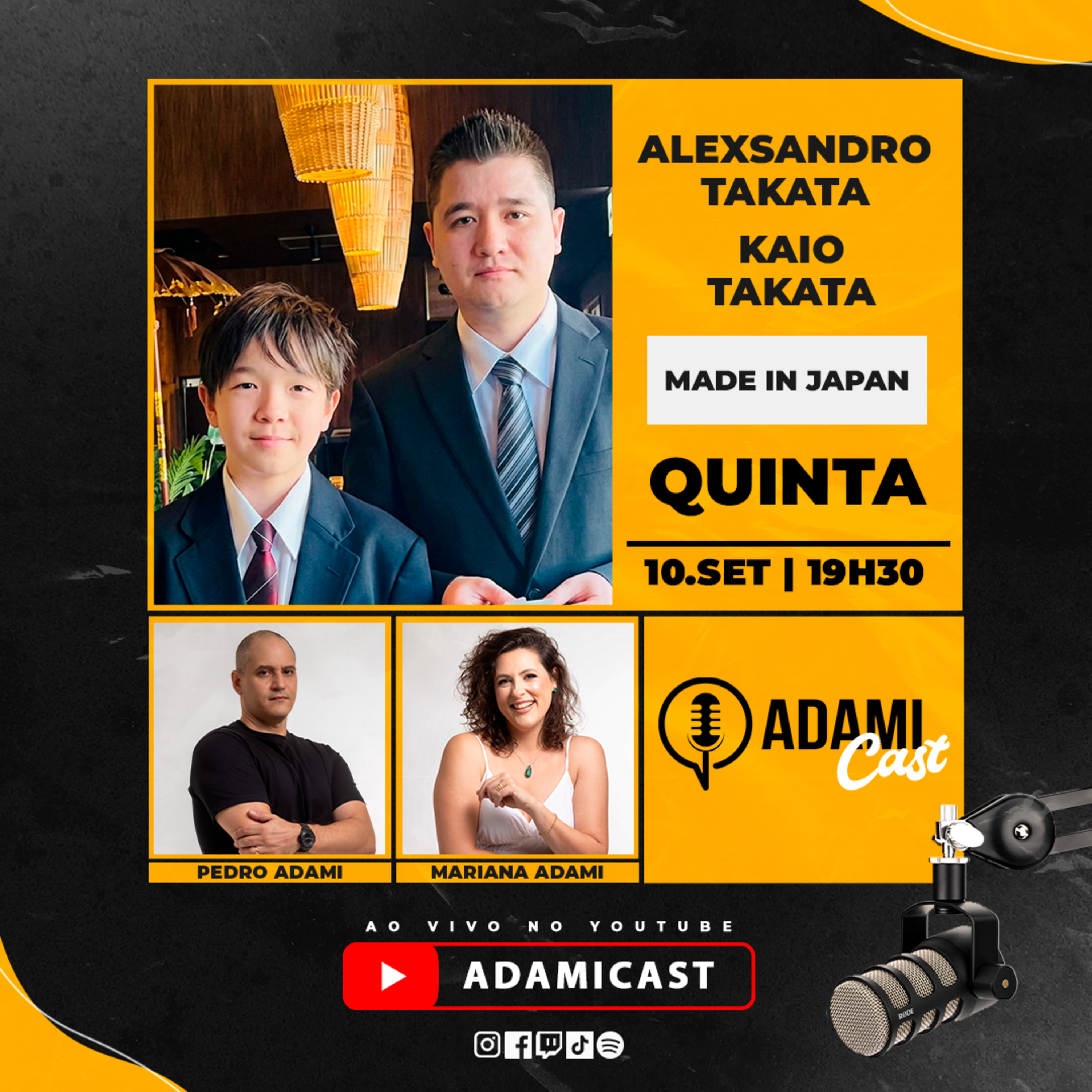 #488 - Alexsandro Takata e Kaio Takata - Made in Japan - AdamiCast episode artwork