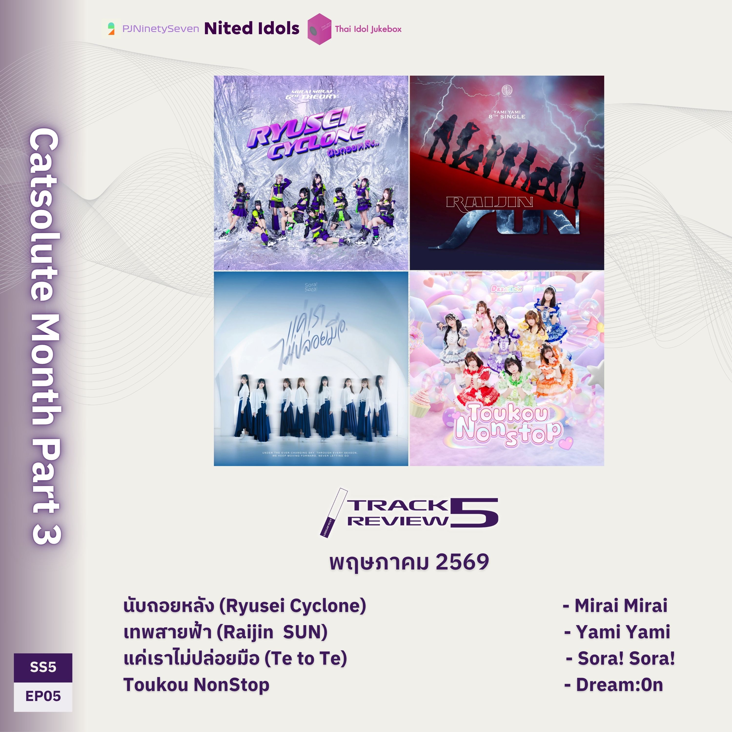 Track Review SS5EP05 (MAY26) | Catsolute Month Part 3 | #LodiCapPCST episode artwork
