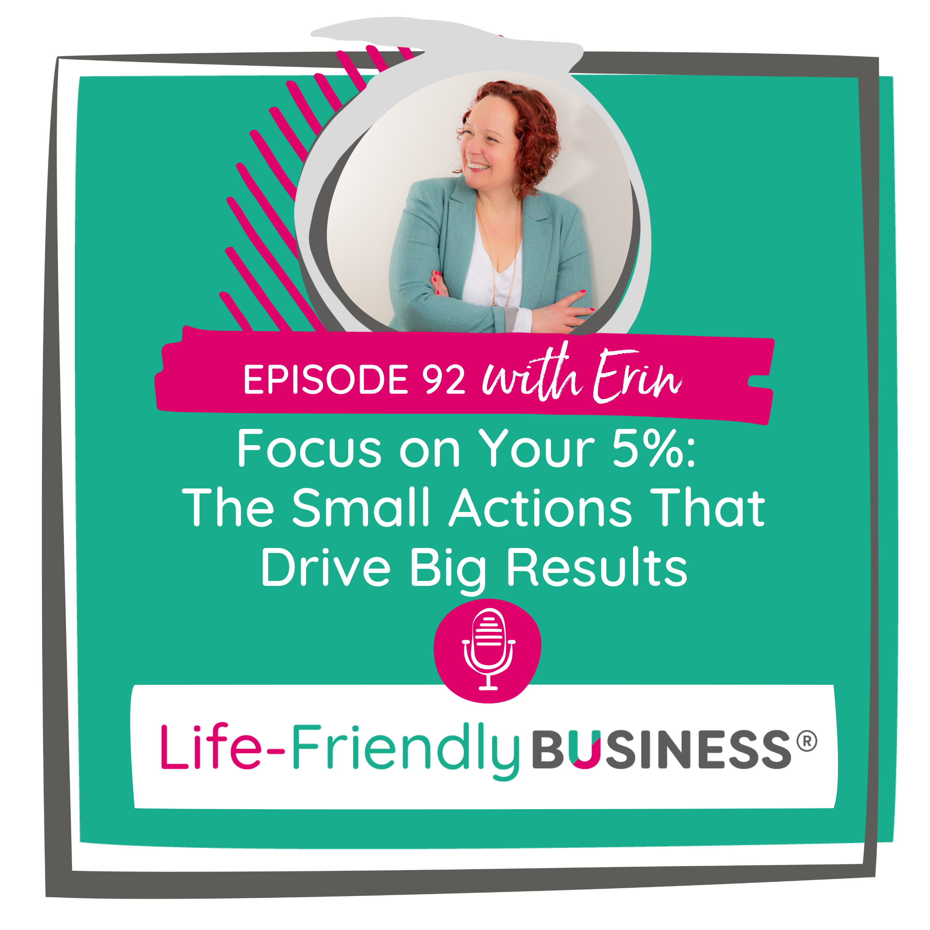 Ep 92 – Focus on Your 5%: The Small Actions That Drive Big Results episode artwork
