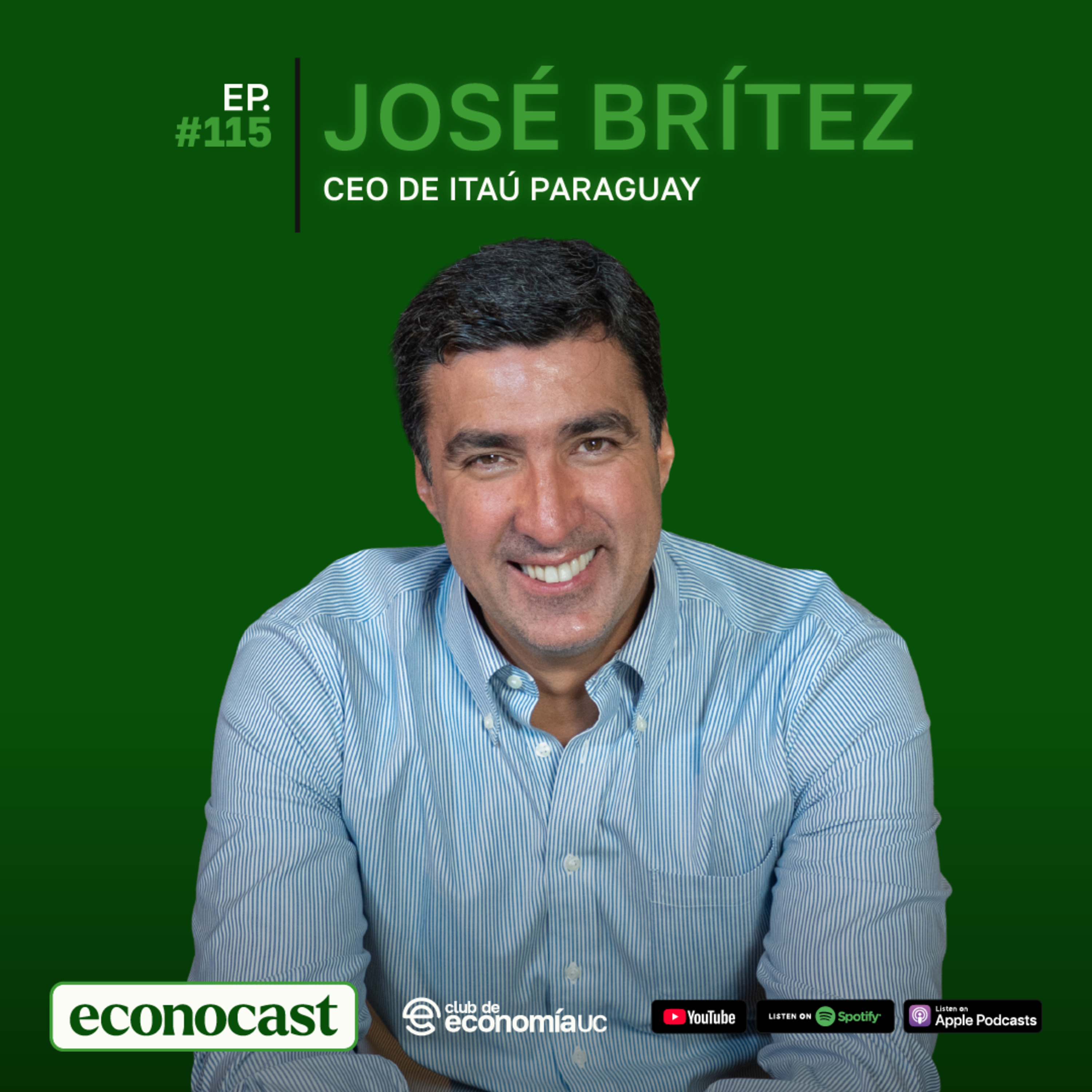 EP 115 Econocast - José Brítez - La nueva forma de liderar: empatía, adaptación y visión episode artwork