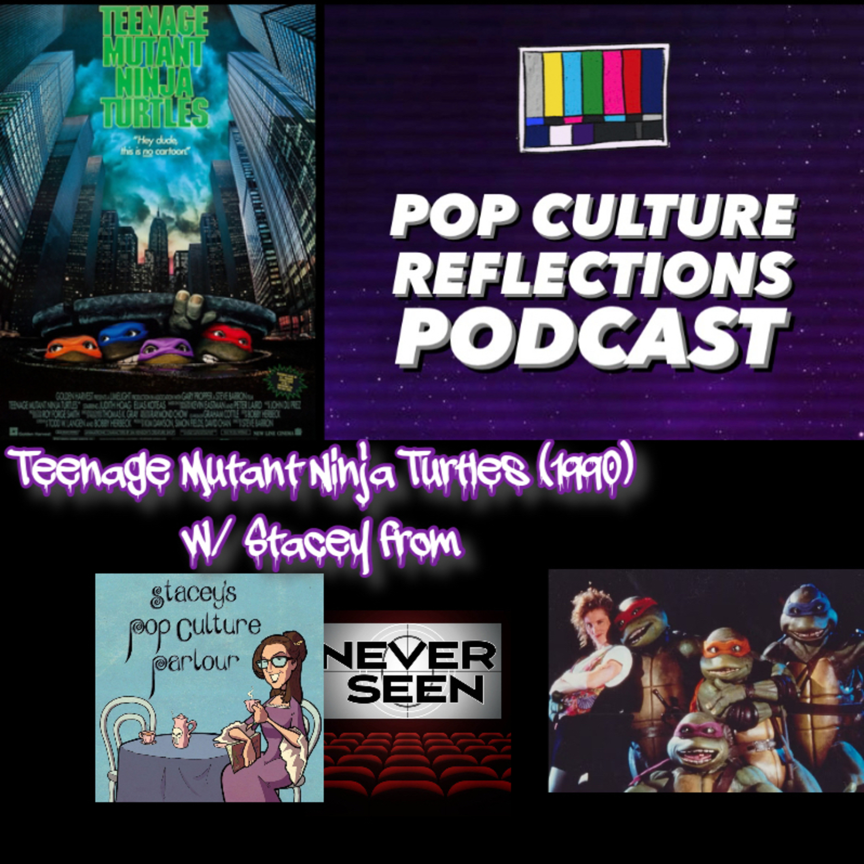 Teenage Mutant Ninja Turtles (1990) w/ Stacey from Stacey's Pop Culture Parlour episode artwork