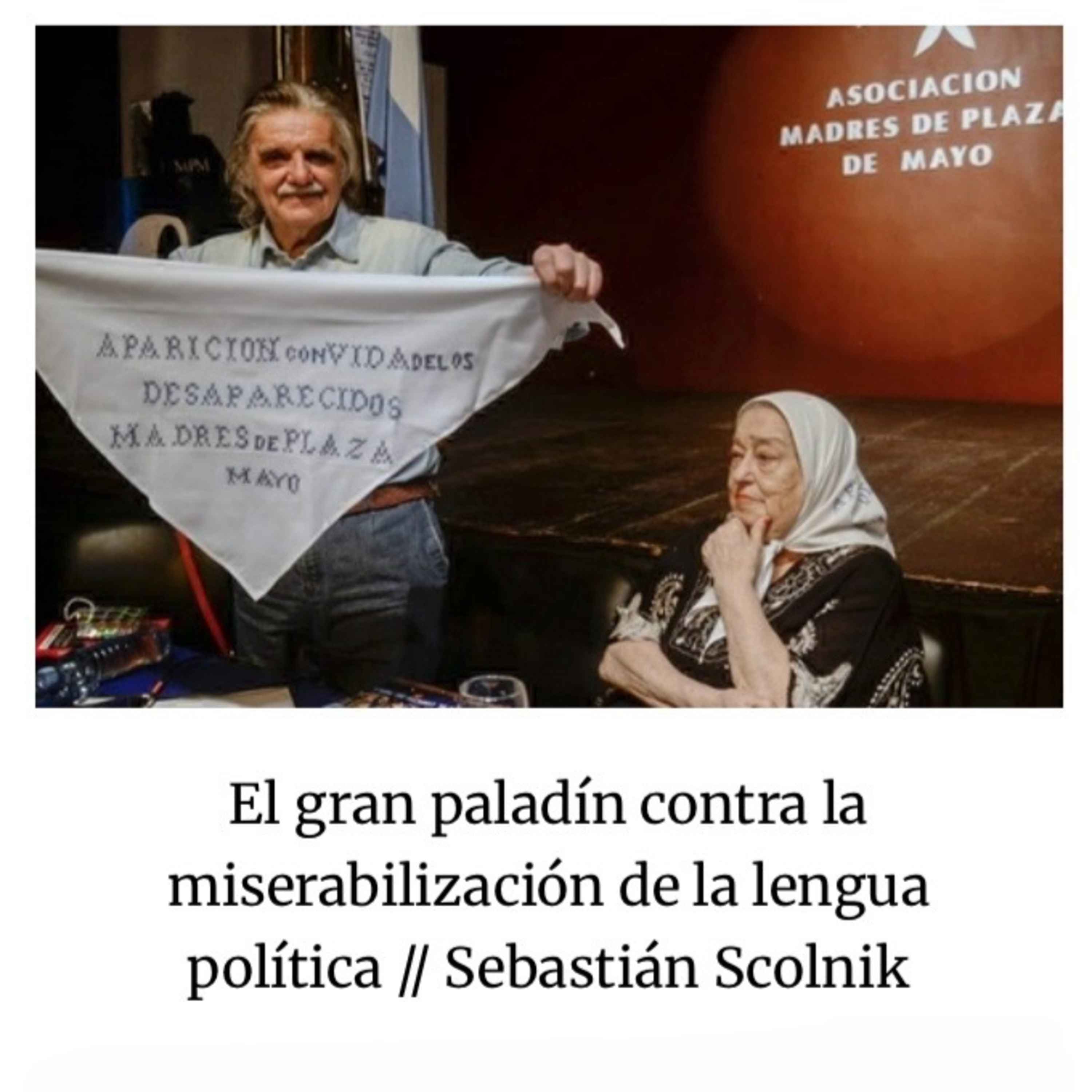 La lengua política | entrevista a Sebastián Scolnik  episode artwork