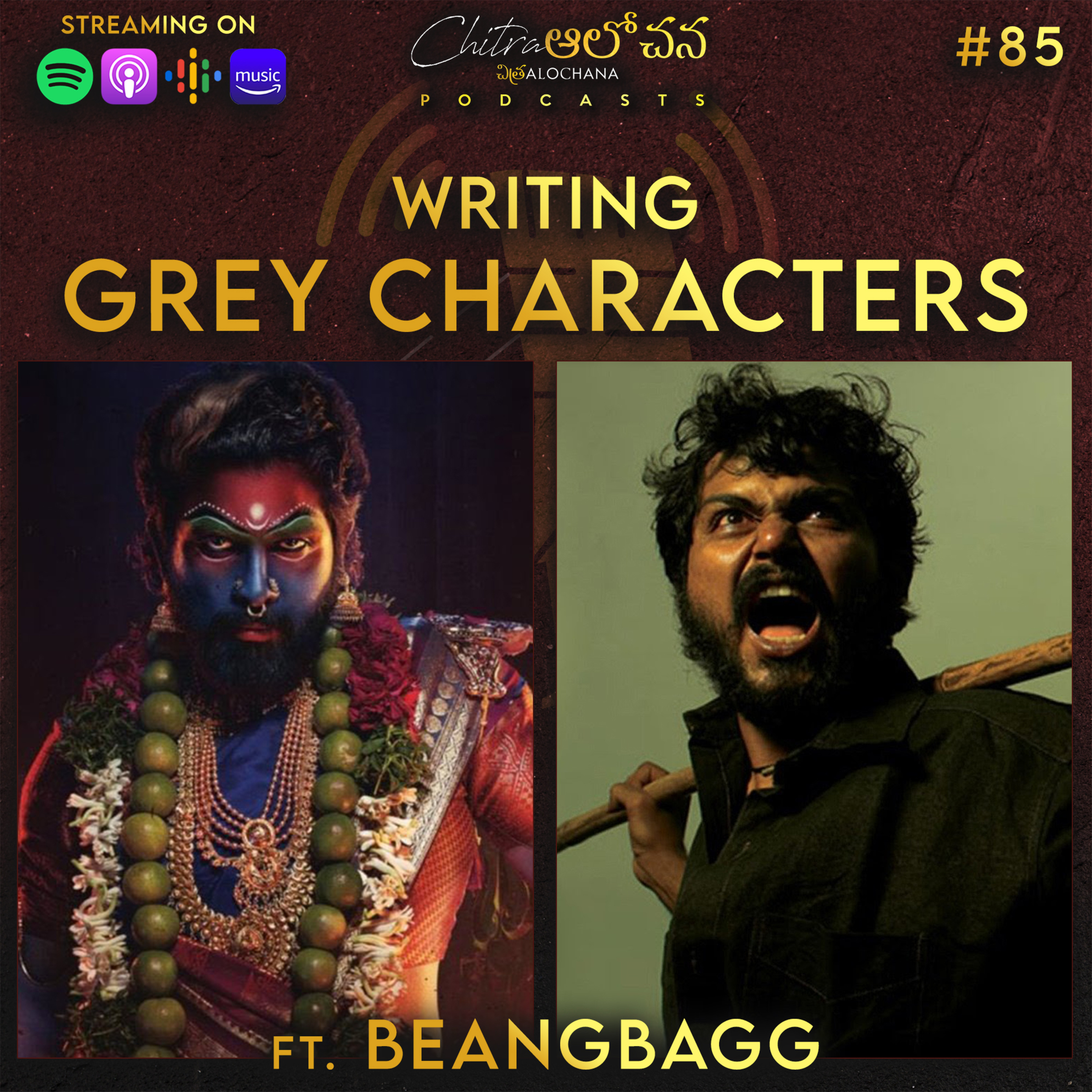 EP 85 | PUSHPA Paruthiveeran and How to Write Grey Characters ft. Beanbagg episode artwork