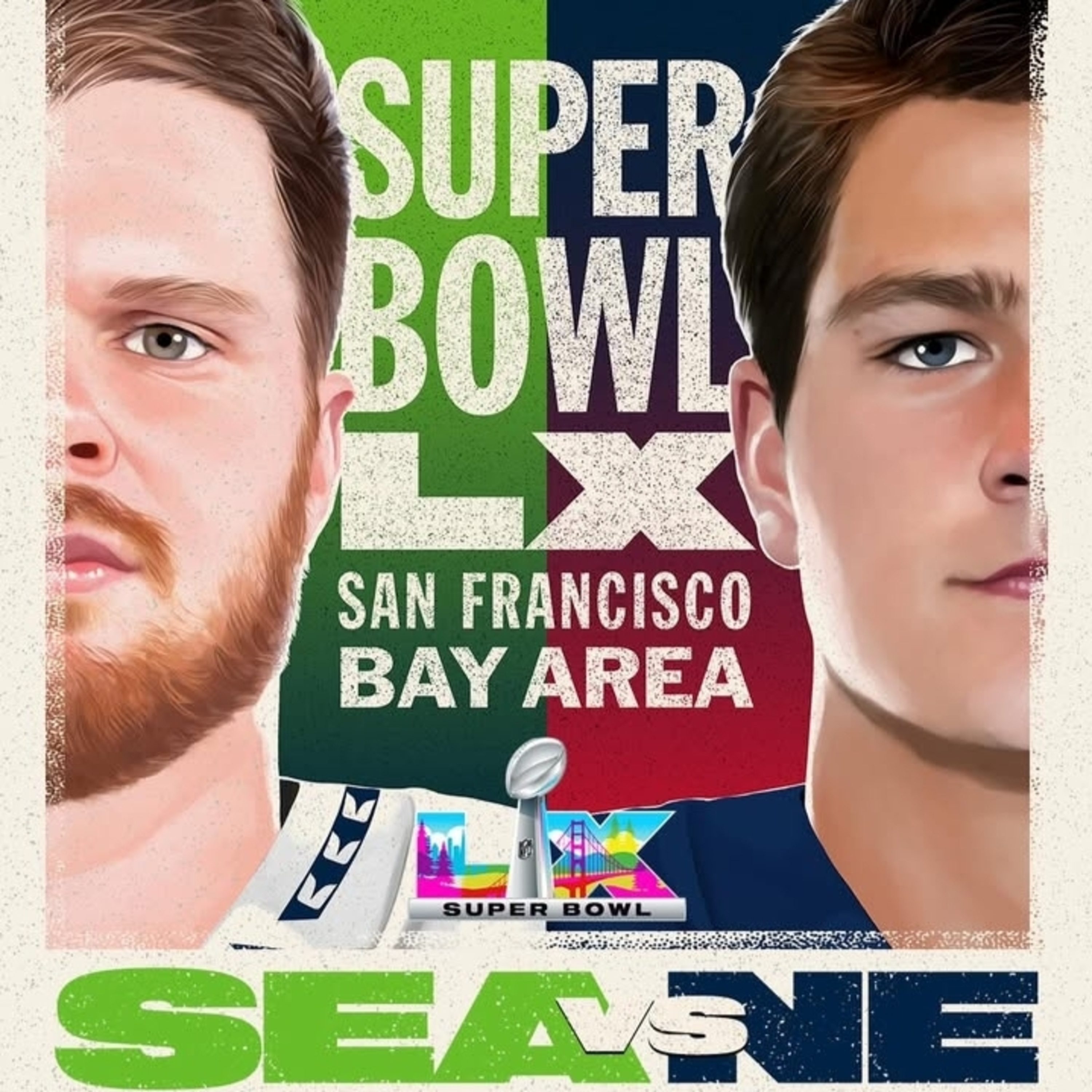Super Bowl LX (60) Seahawks vs Patriots y Bill Belichick Fuera del HOF episode artwork