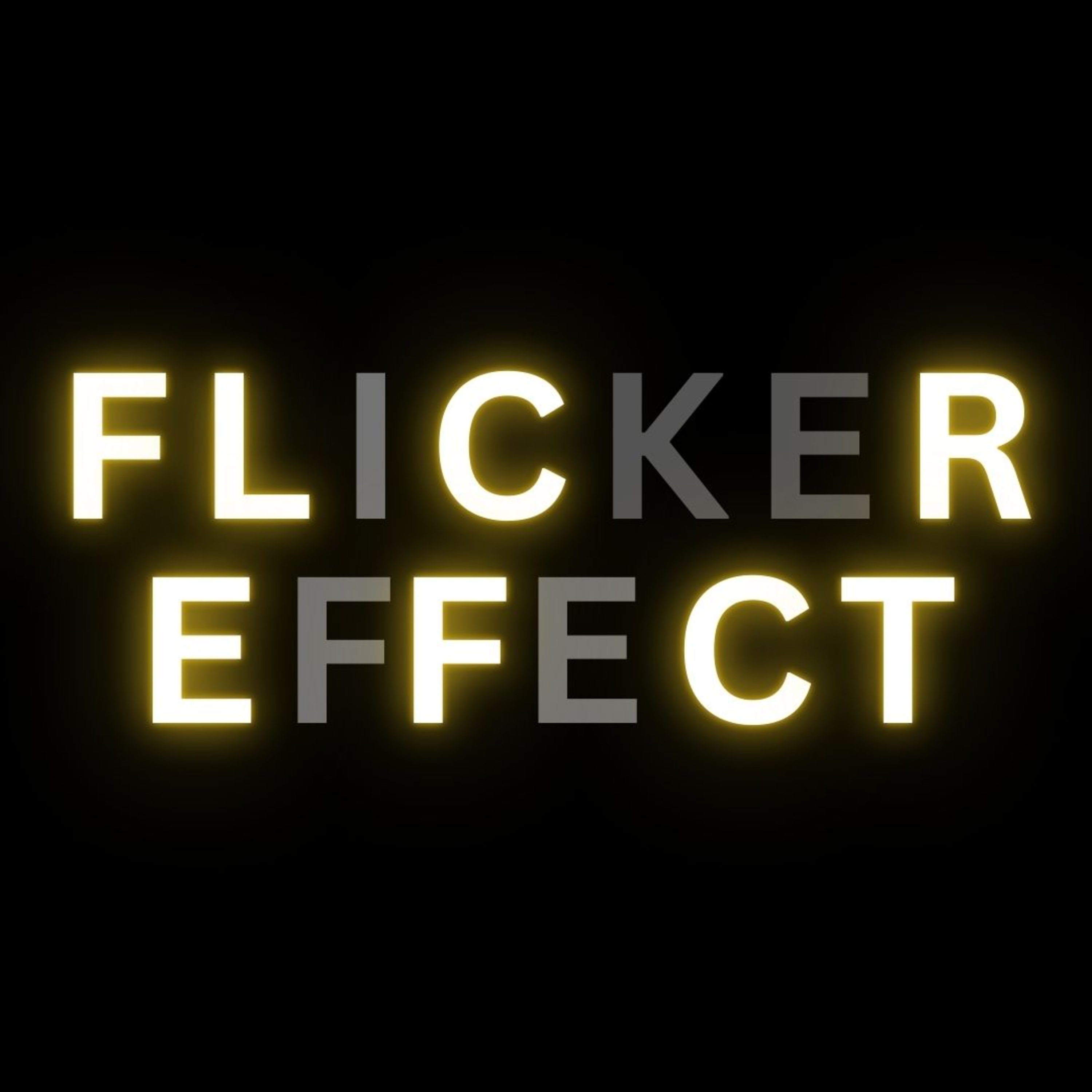 Flicker Text animation tutorial in Canva