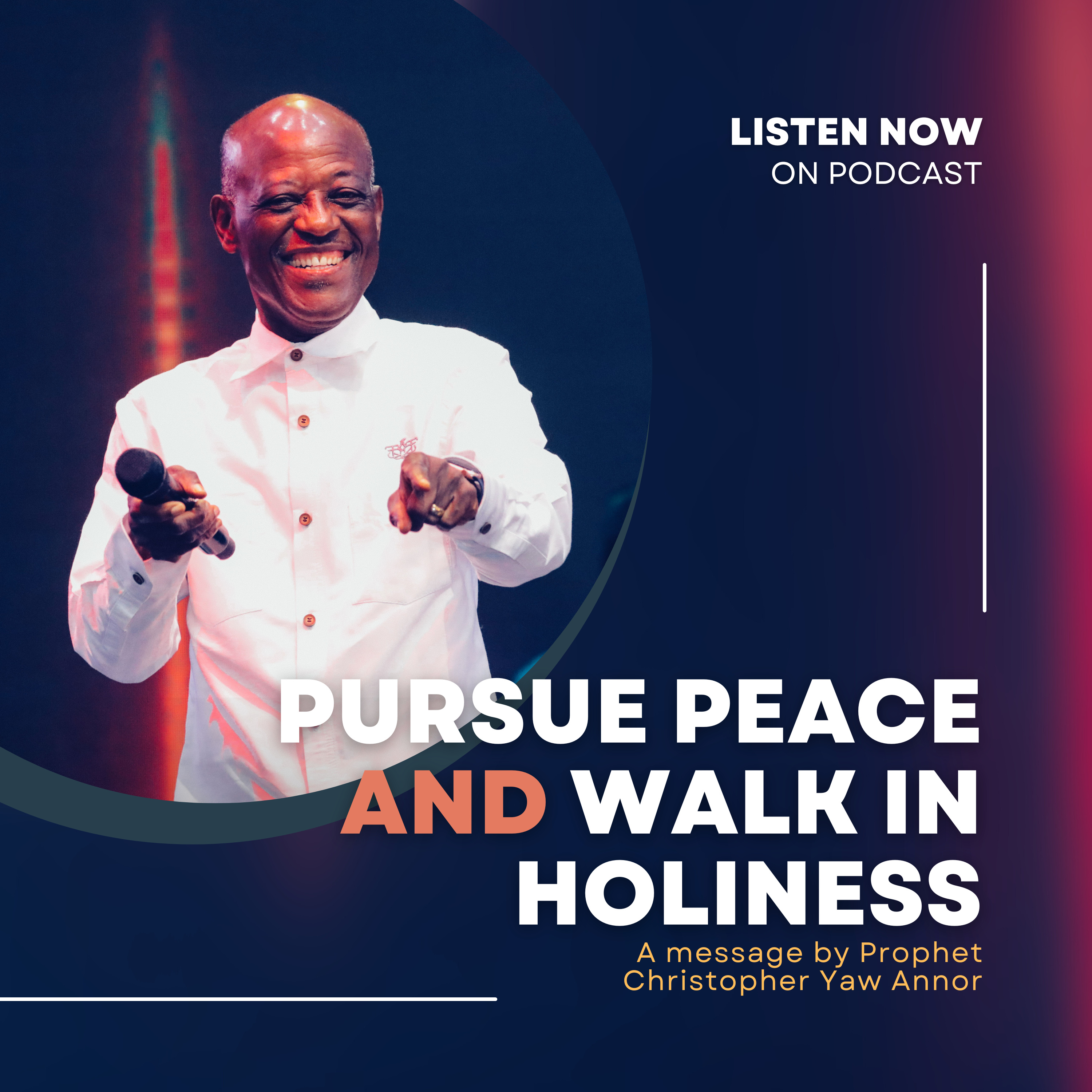 Pursue Peace And Walk In Holiness episode artwork