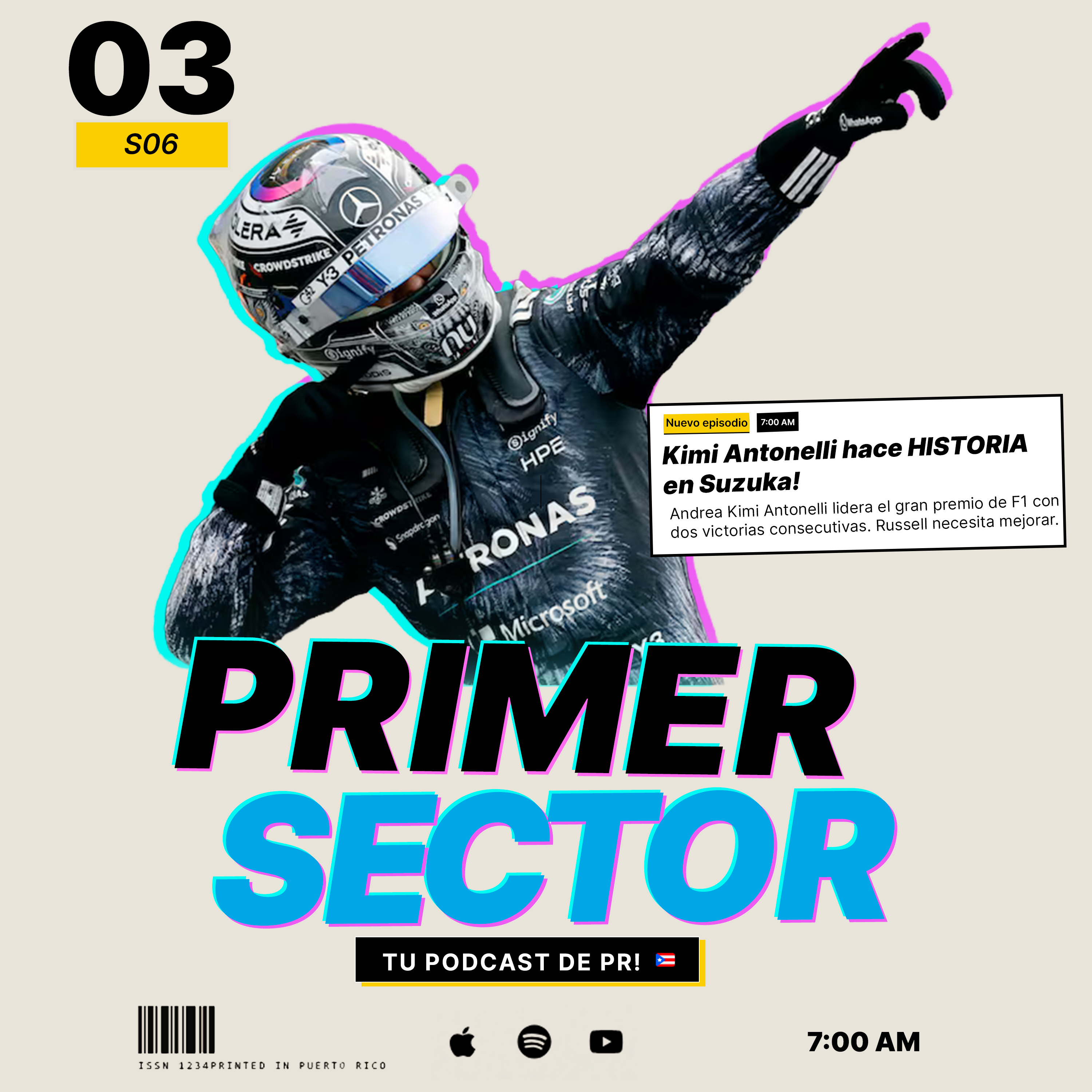 Kimi Antonelli hace HISTORIA en Suzuka!