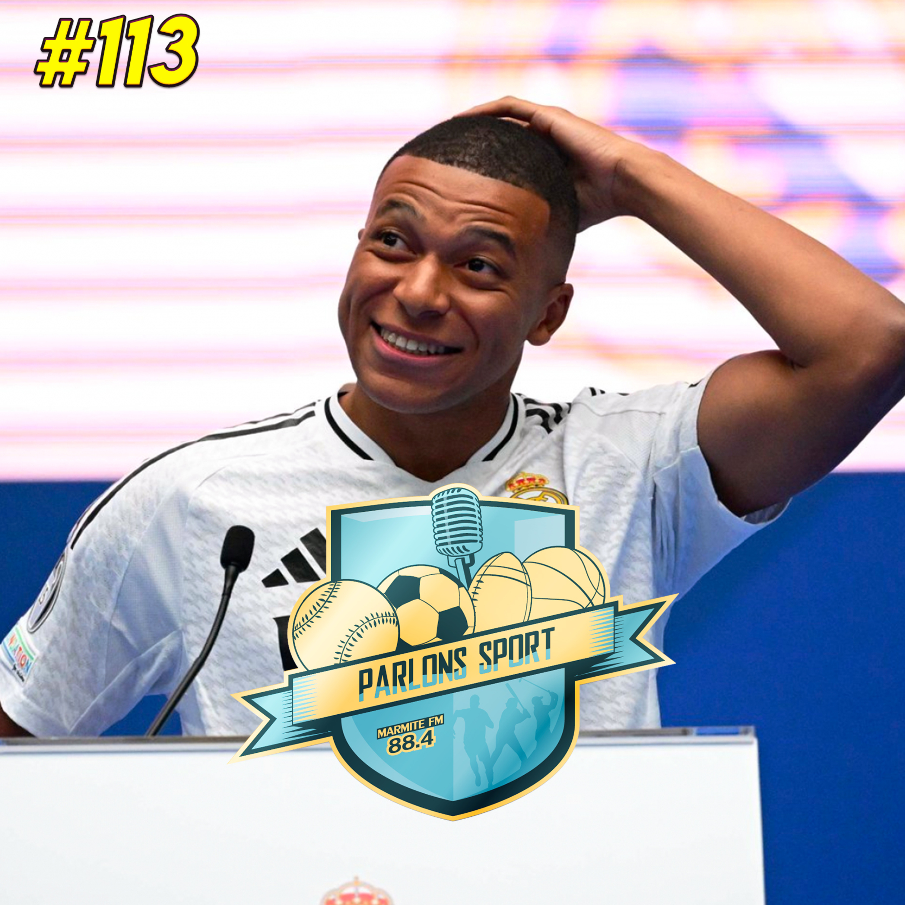 #113 L'intégrale Parlons Sport : Barcola, Mbappe, LDC nouveau format episode artwork
