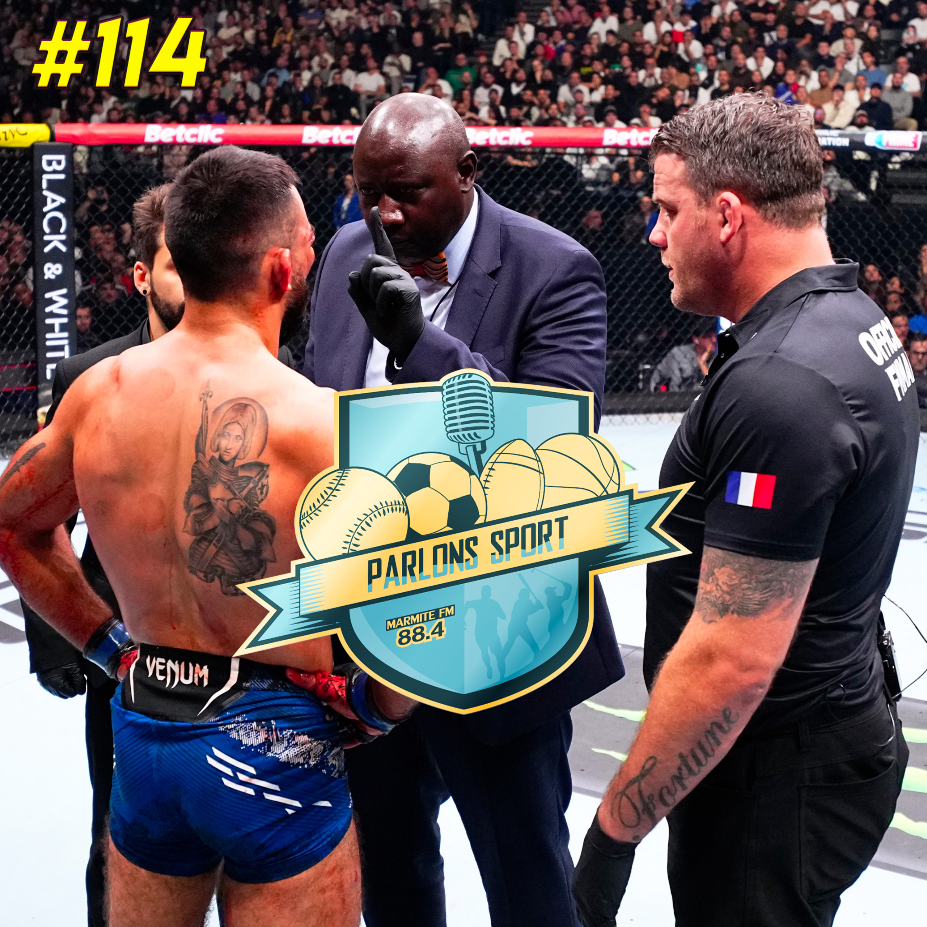 #114 L'intégrale Parlons Sport : Débrief de l'UFC Paris avec Ibrahim Fofana (Boxing Club SQY) episode artwork