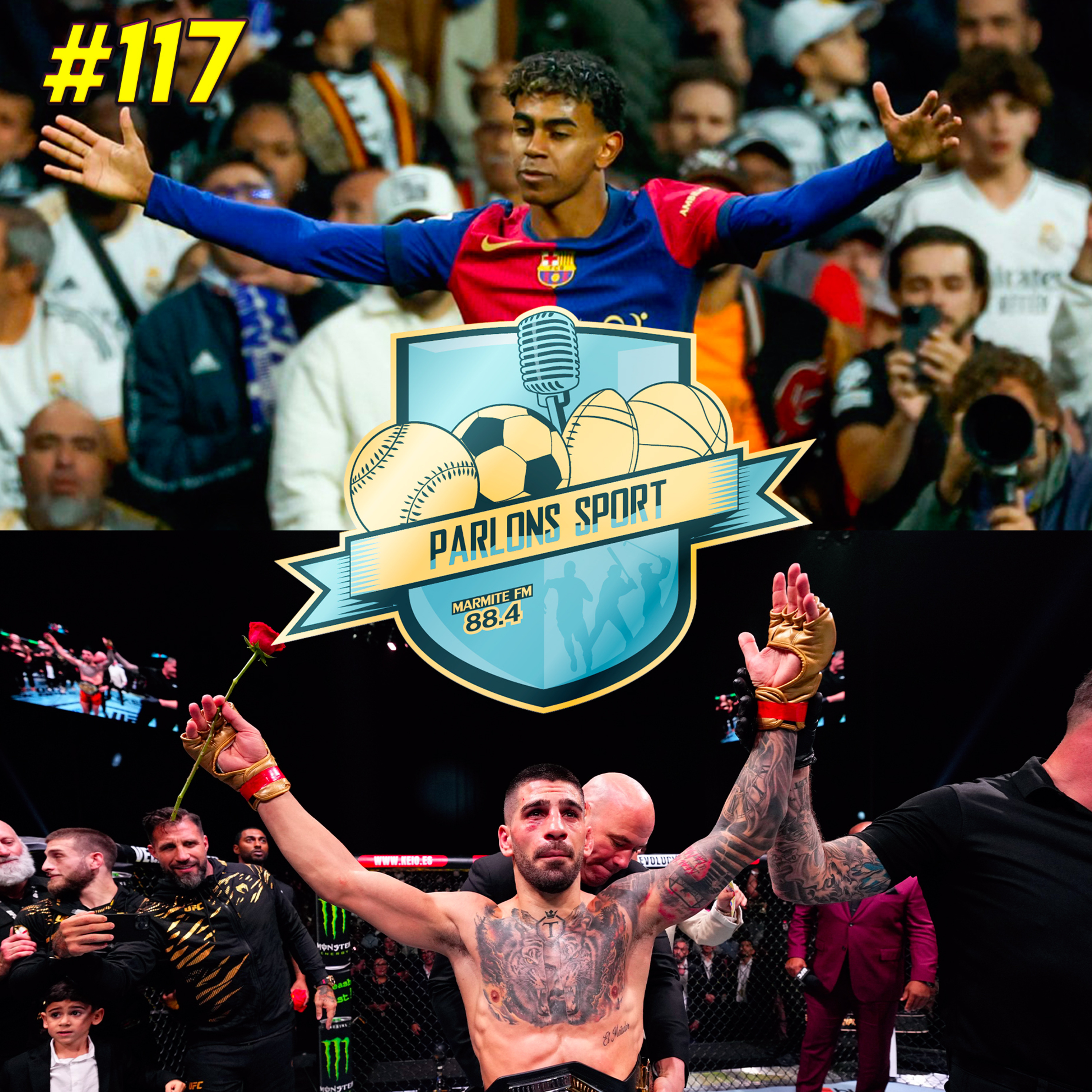 #117 L'intégrale Parlons Sport : UFC 308, Ballon d'Or et Classico ! Avec nos invités Tanguy Farrugia et Ibrahim Fofana (Boxing Club Elancourt SQY) episode artwork