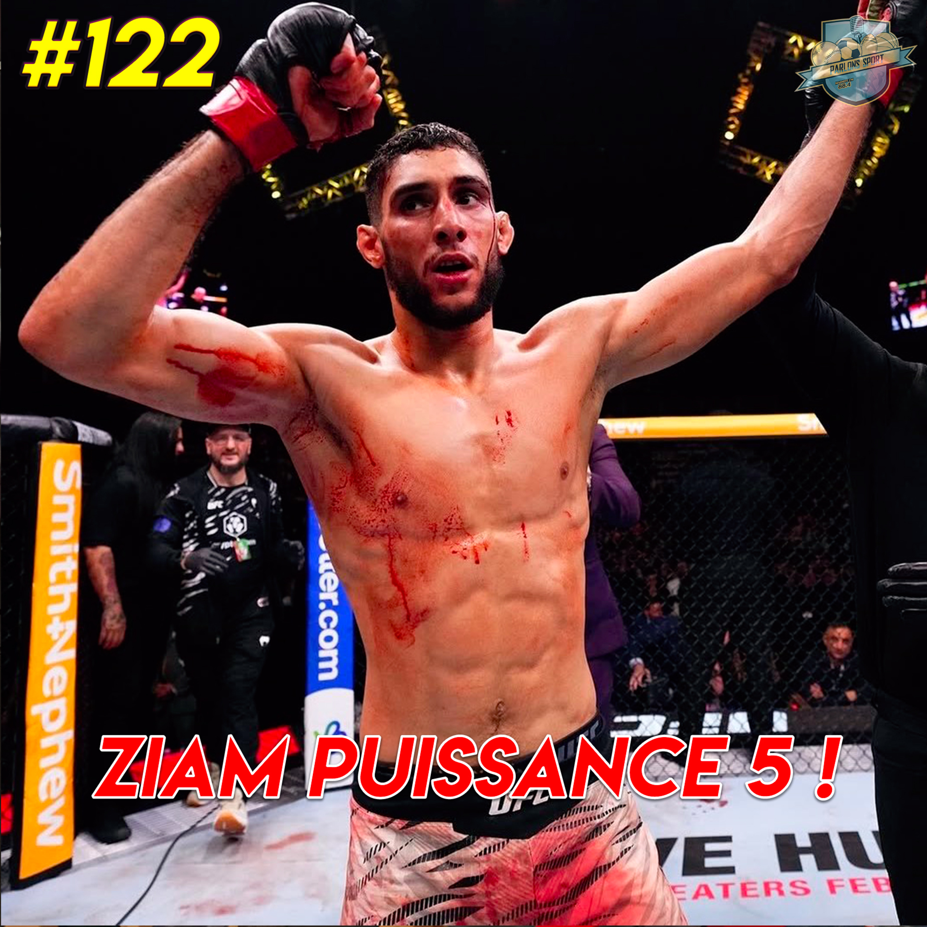 #122 Cinq à la suite pour Farès Ziam ! Et présentation de Du Plessis vs. Strickland II  episode artwork