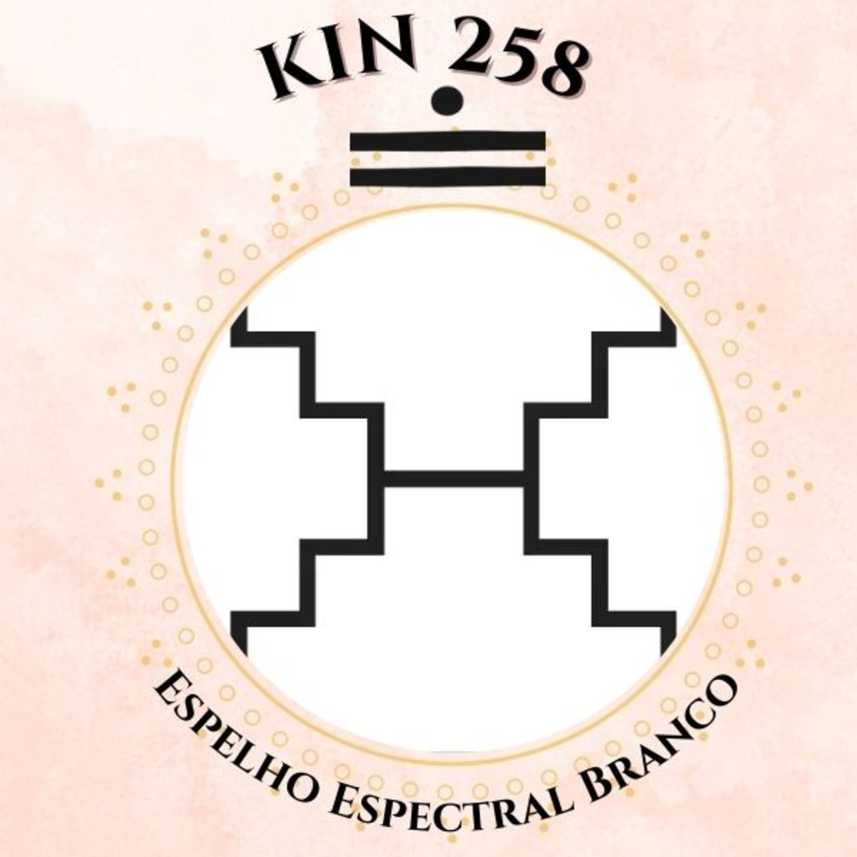 Leitura Kin 258 - Espelho Espectral Branco - NS1.38.05.23 - Seli Leitura Kin 258 - Espelho Espectral Branco - NS1.38.05.23 - Seli