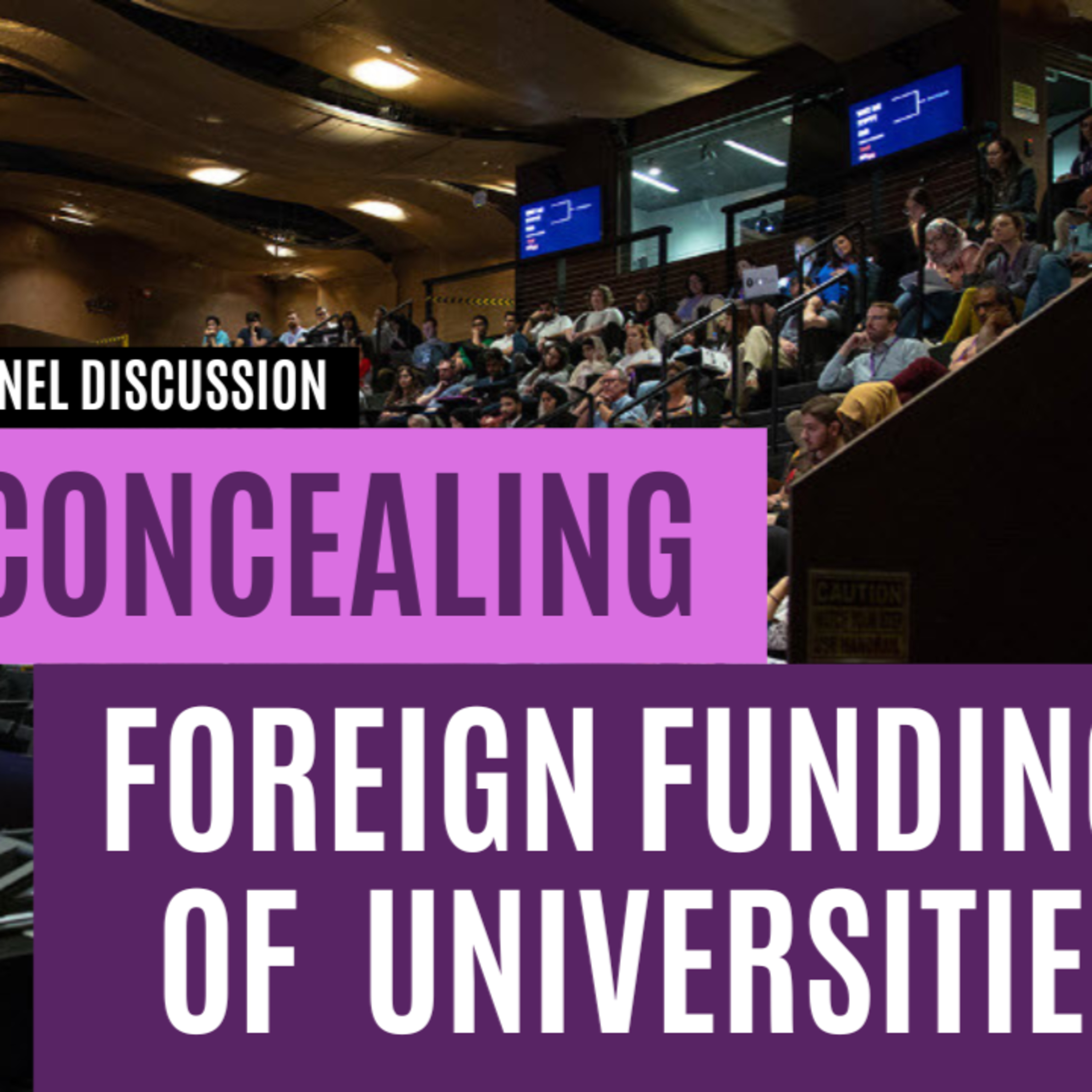 Livestream: Concealing Foreign Funding of Universities