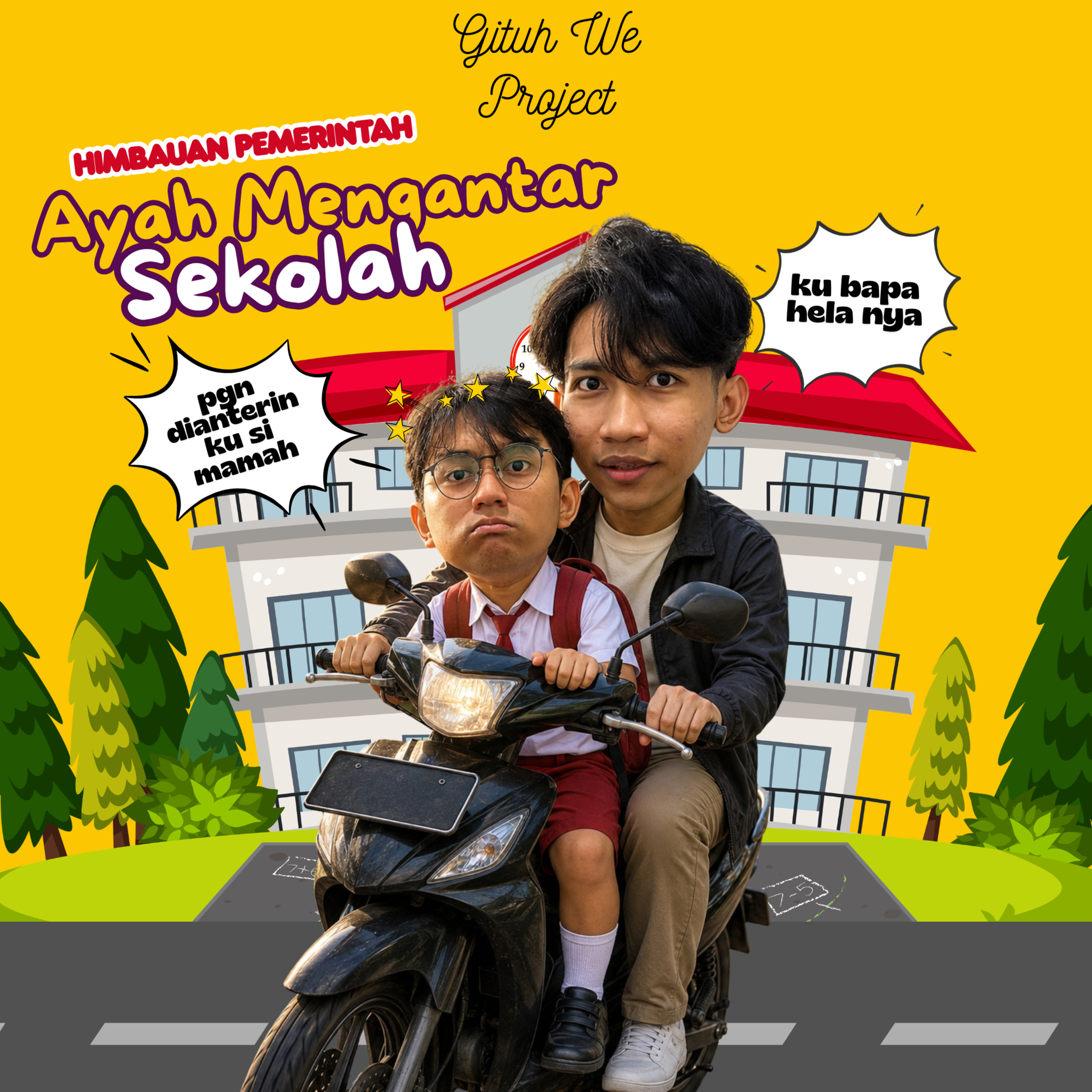 Buat apa ye bapa nganter anak sekolah? episode artwork