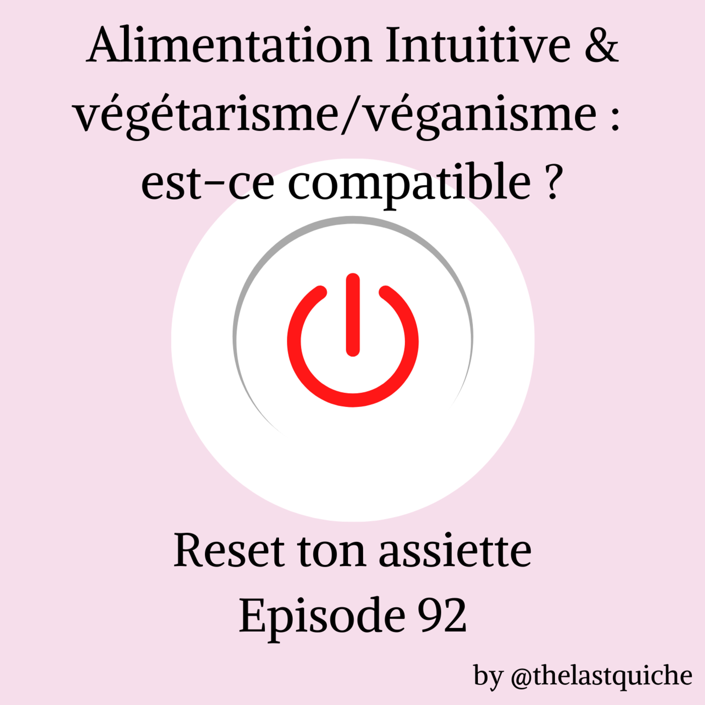 Végétarisme, véganisme et Alimentation Intuitive : est-ce compatible ? episode artwork