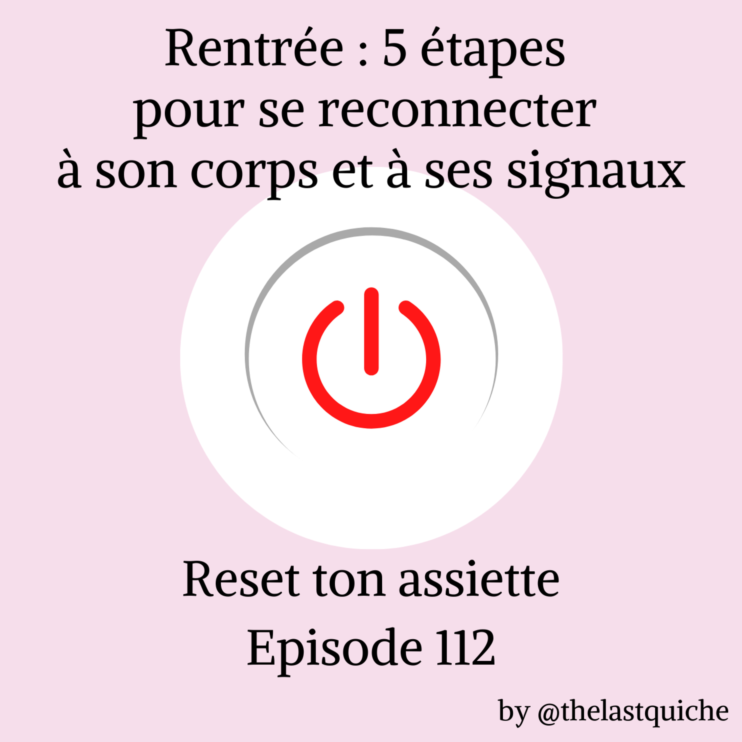 Rentrée : 5 étapes pour se reconnecter à son corps et à ses signaux (et vivre une rentrée plus sereine !) 🙏 episode artwork