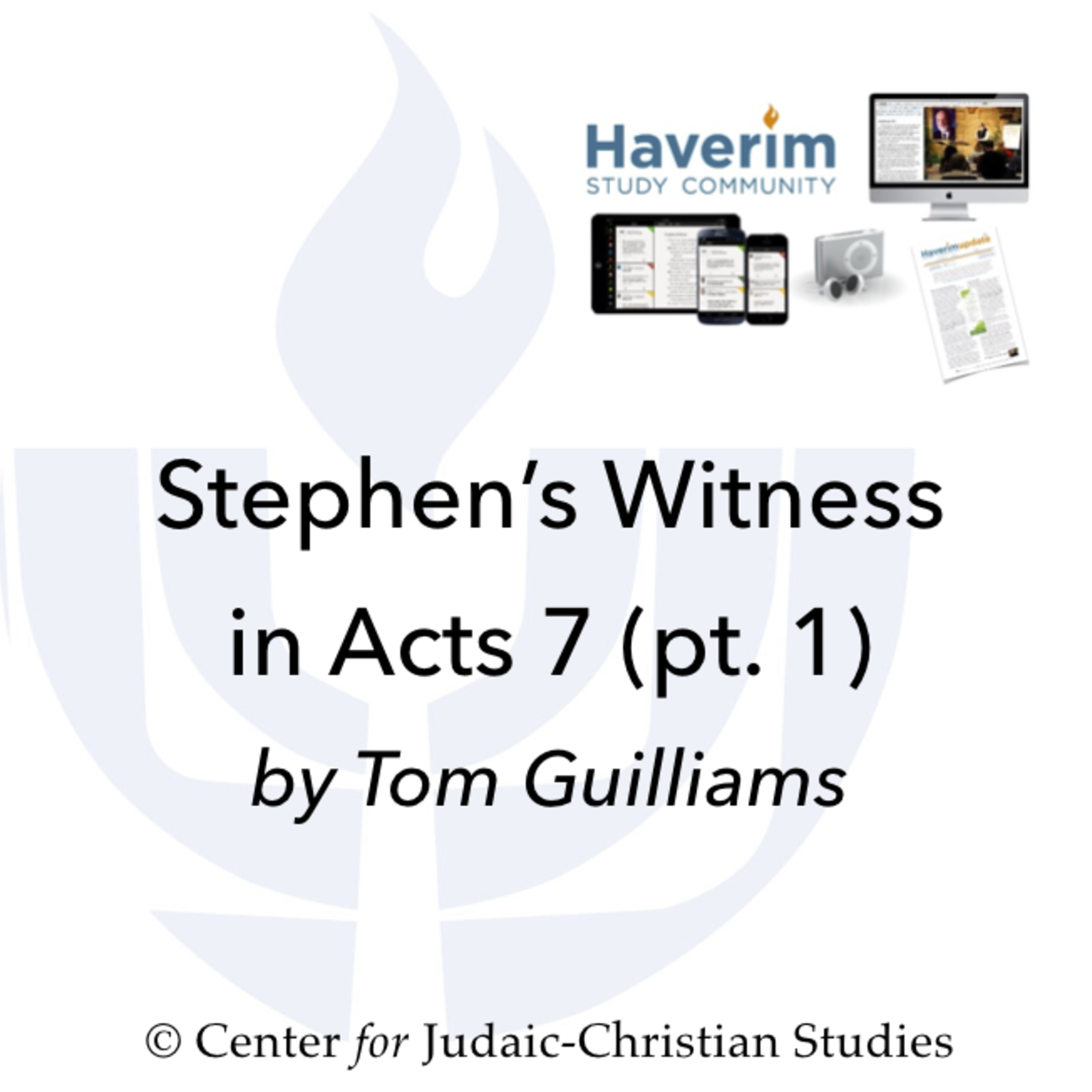 Stephen's Witness in Acts 7 (part 1) episode artwork