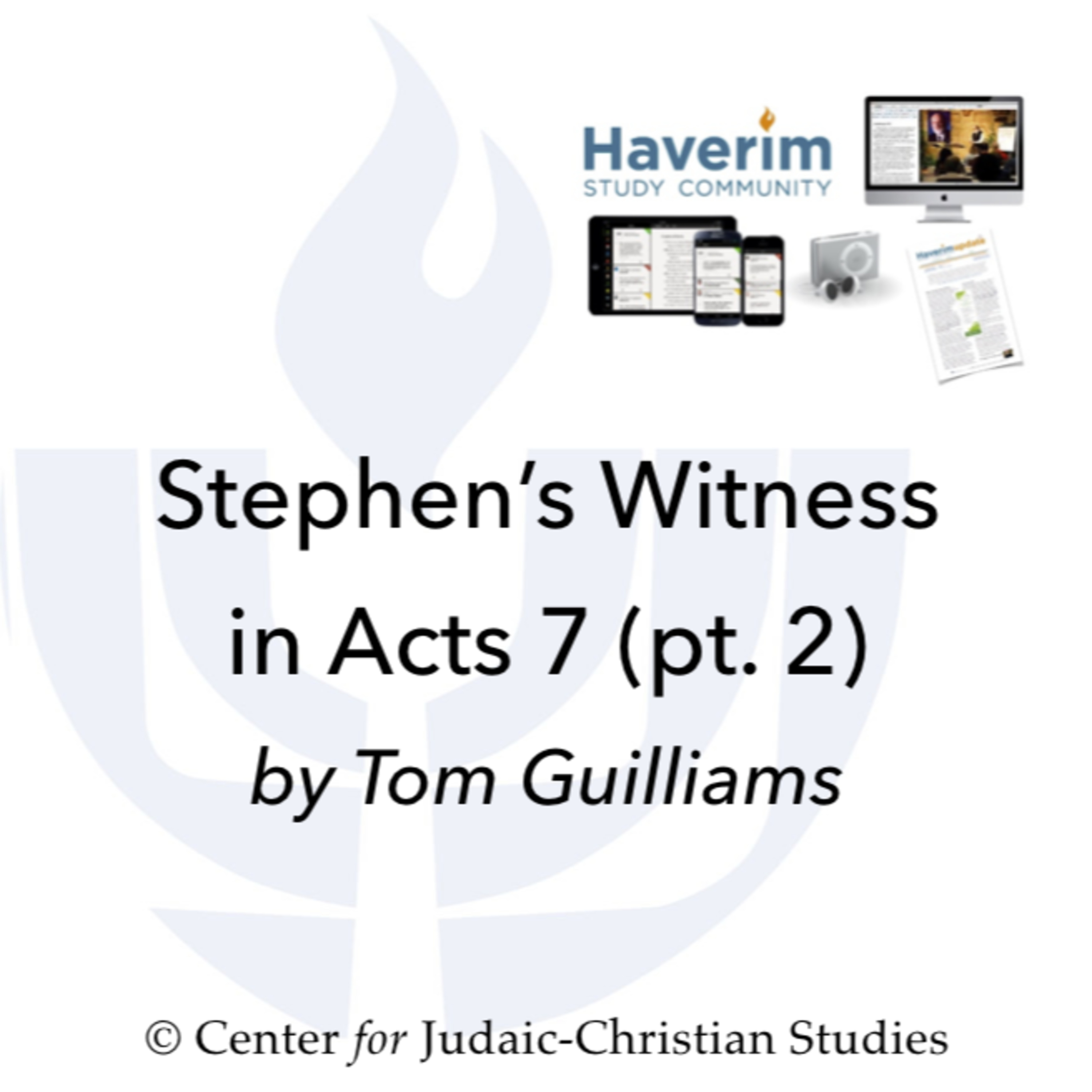 Stephen's Witness in Acts 7 (part 2) episode artwork