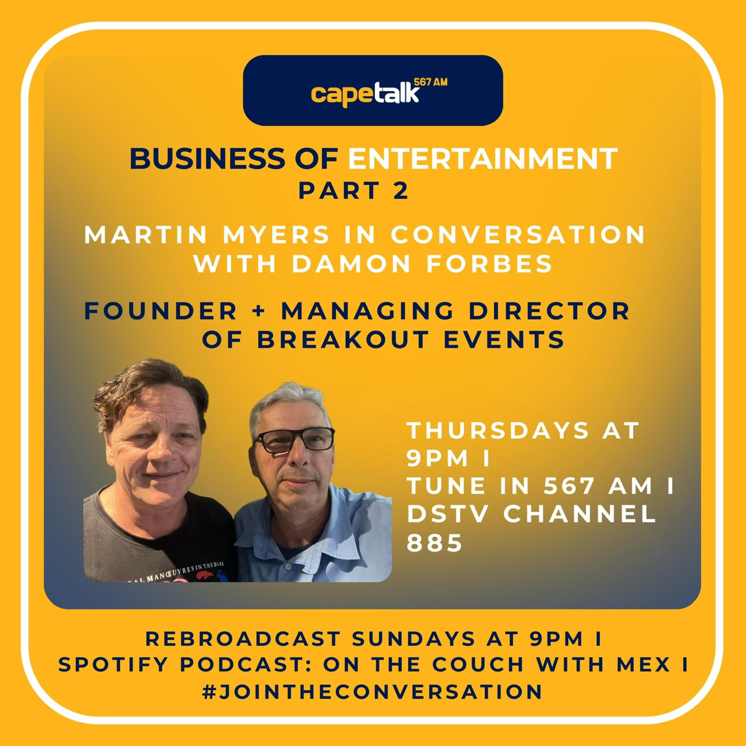 On the Couch - #220 - MEX in conversation with Damon Forbes - Part 2 episode artwork