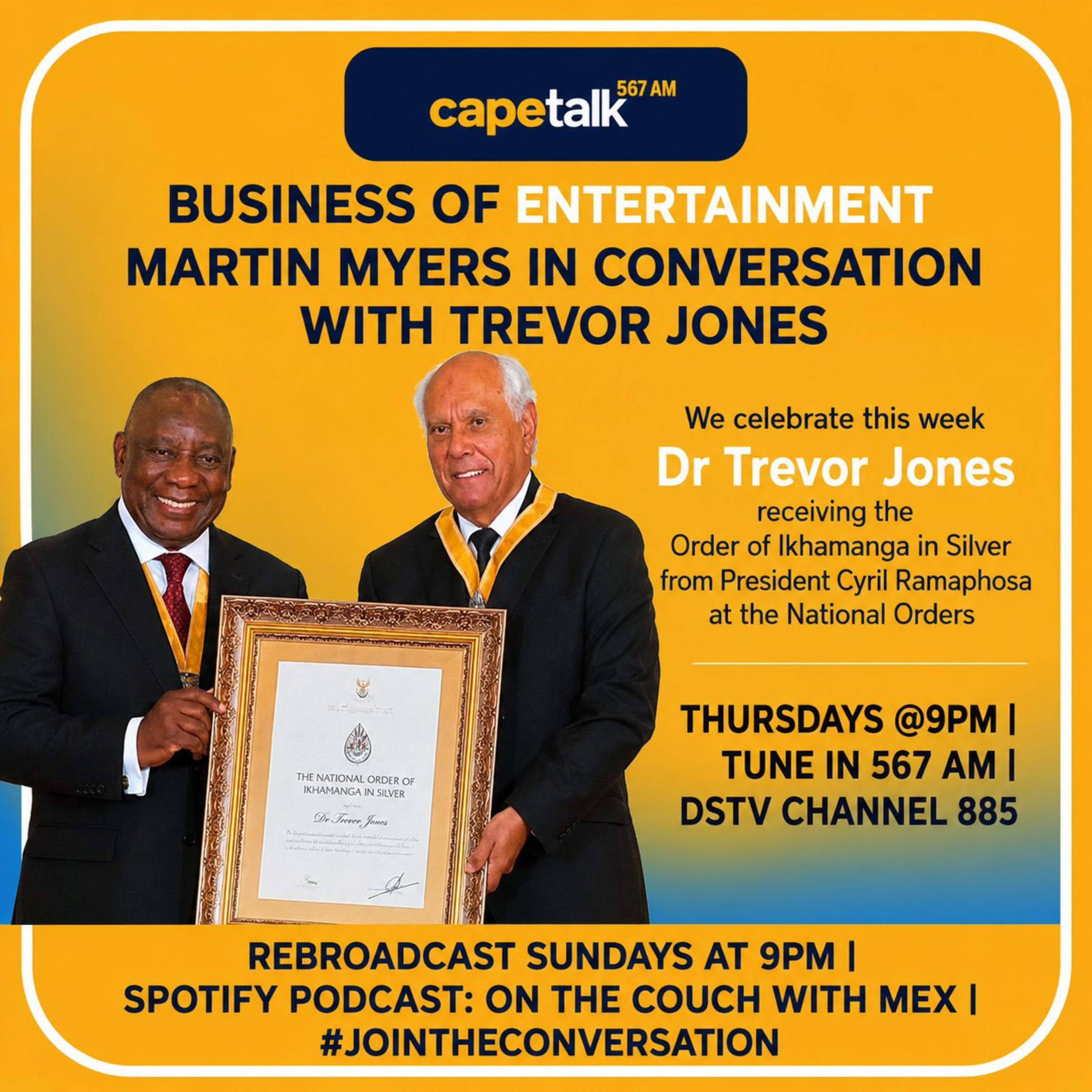 On the Couch - #233 - MEX in conversation with Dr Trevor Jones episode artwork