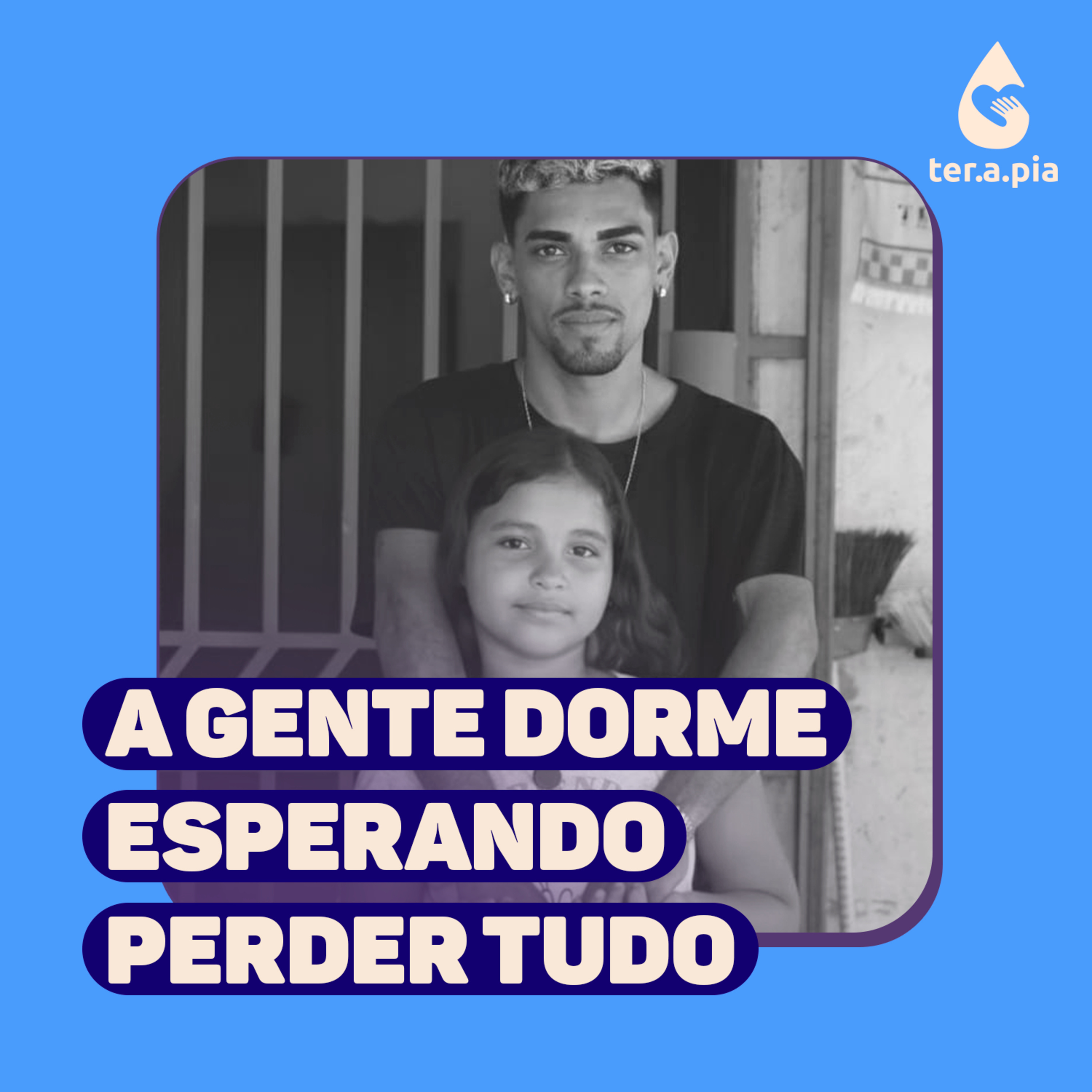 A cama da minha filha fica em cima de tijolos pra fugir das enchentes