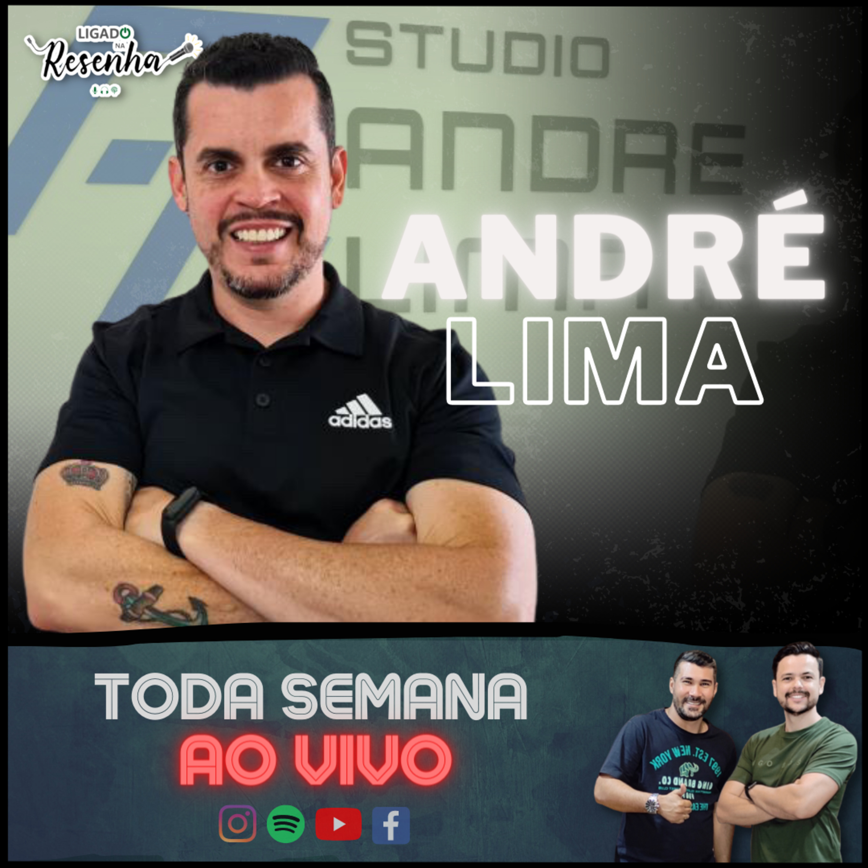 ANDRÉ LIMA (Personal Trainer - Método EXPERT L1 L2 L3) • Ep. 162 • LIGADO NA RESENHA episode artwork